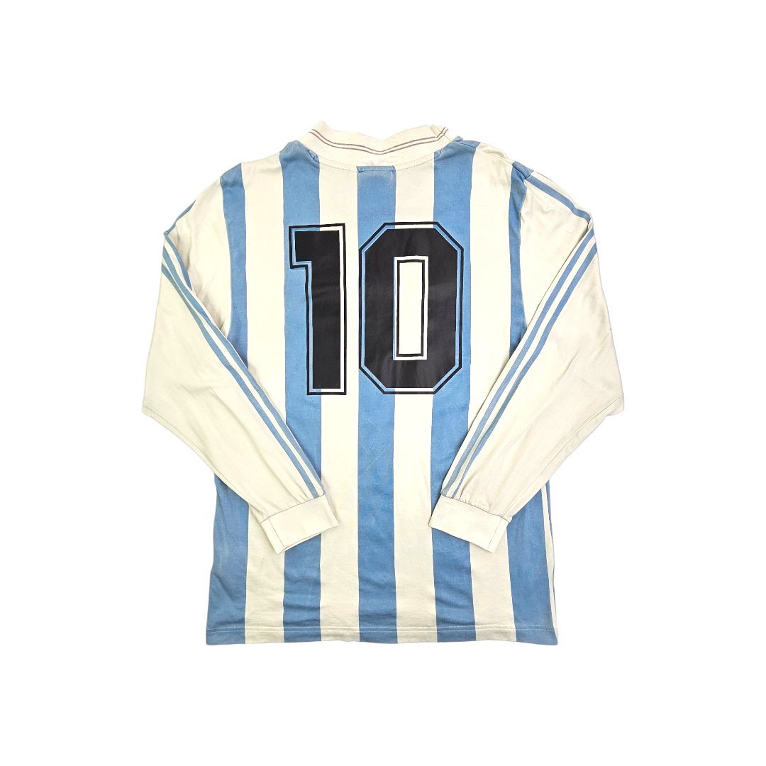 1992/93 Argentina Home Football Shirt (XL) Adidas Originals #10 (Maradona)