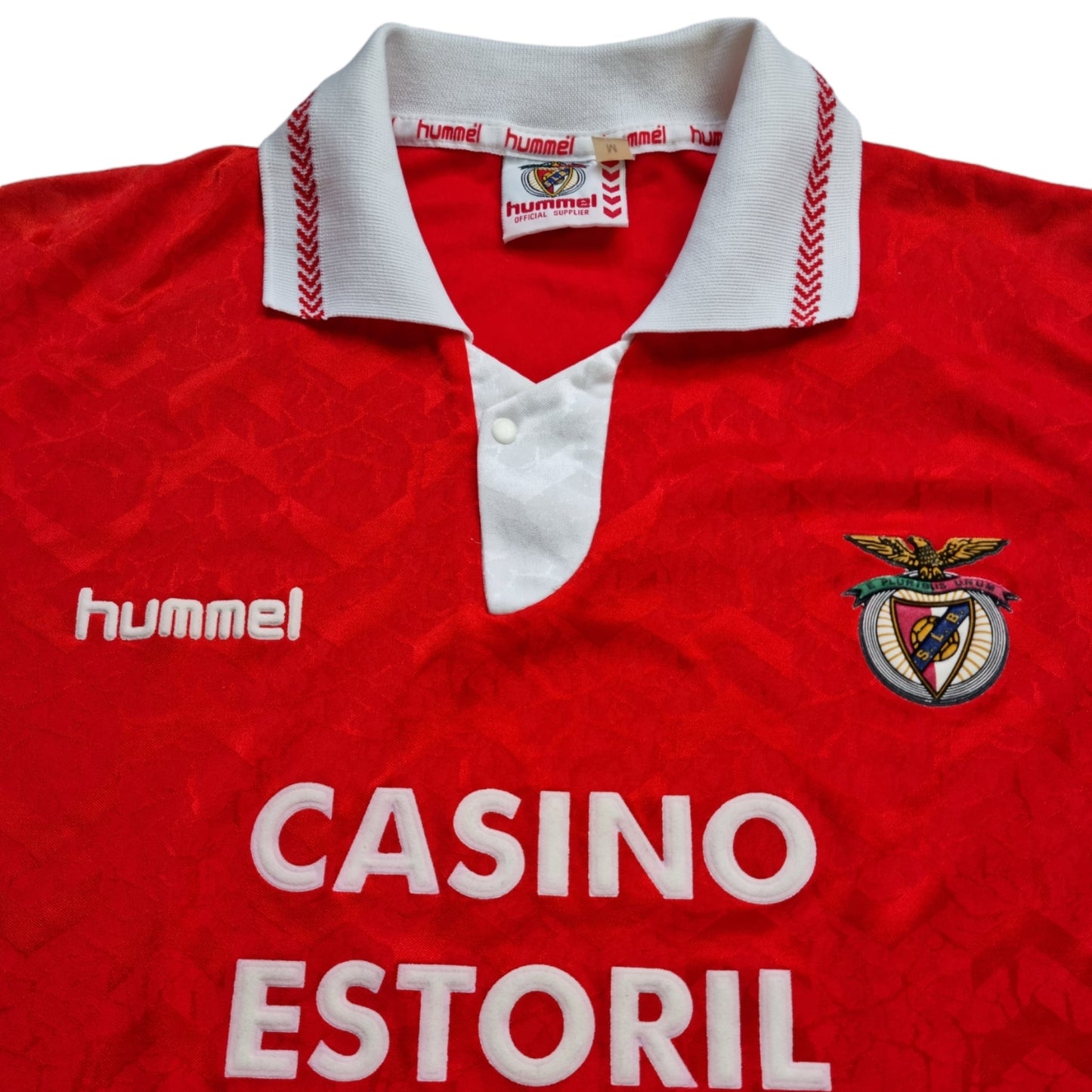 1992/93 Benfica Home Football Shirt (M) Hummel