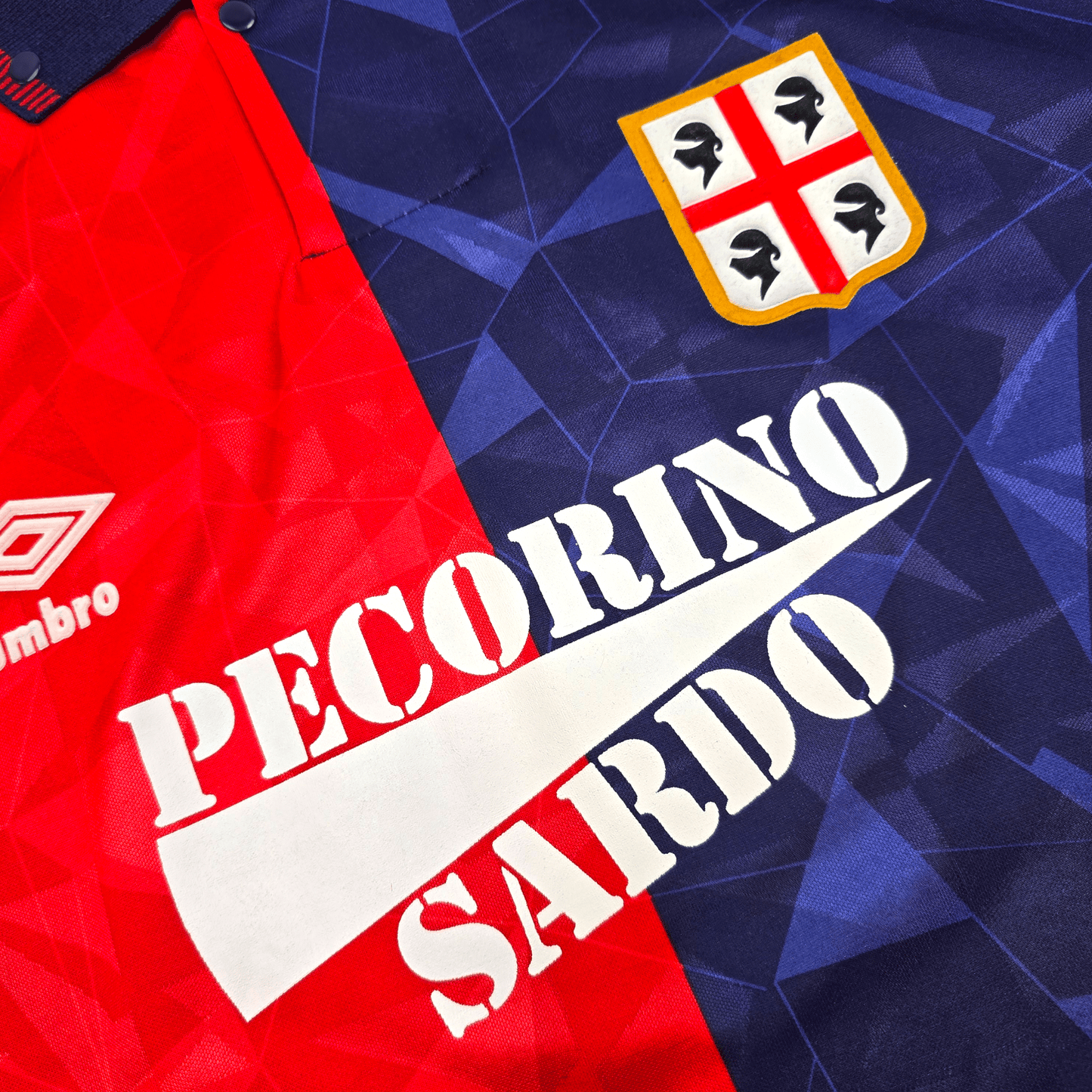 1992/93 Cagliari Home Football Shirt (XL) Umbro
