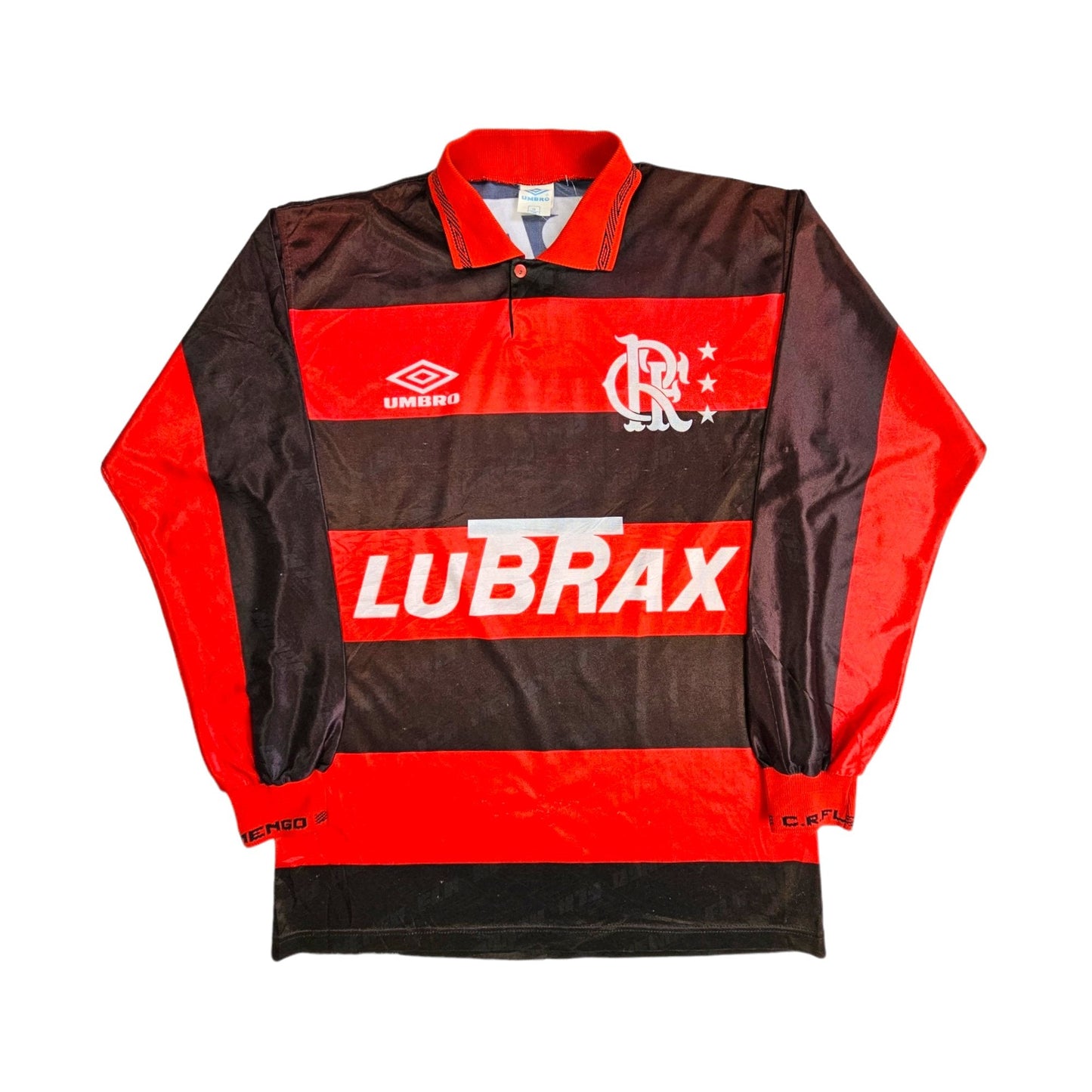 1992/93 Flamengo Home Football Shirt (L) Umbro # 5 (Junior)