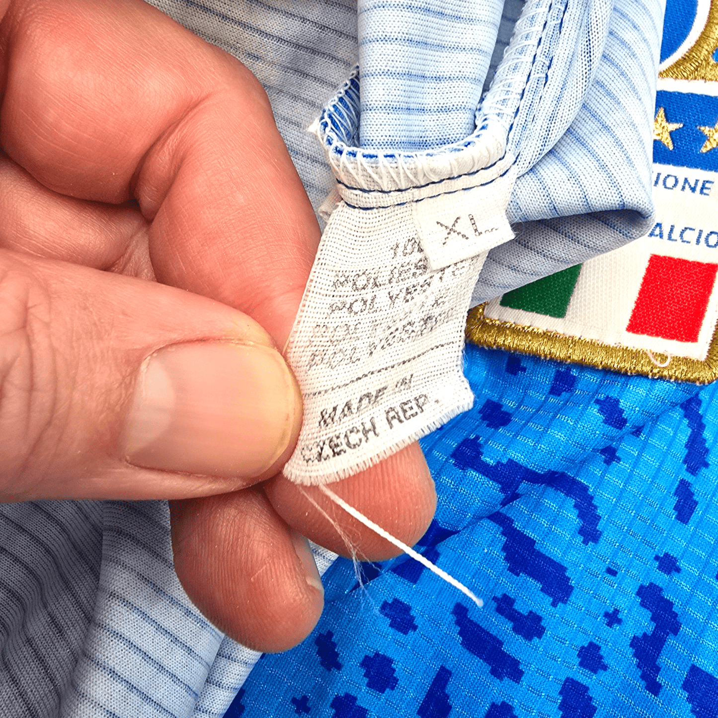 1992/93 Italy Training Shirt (XL) Diadora (Supporter Azzurri)