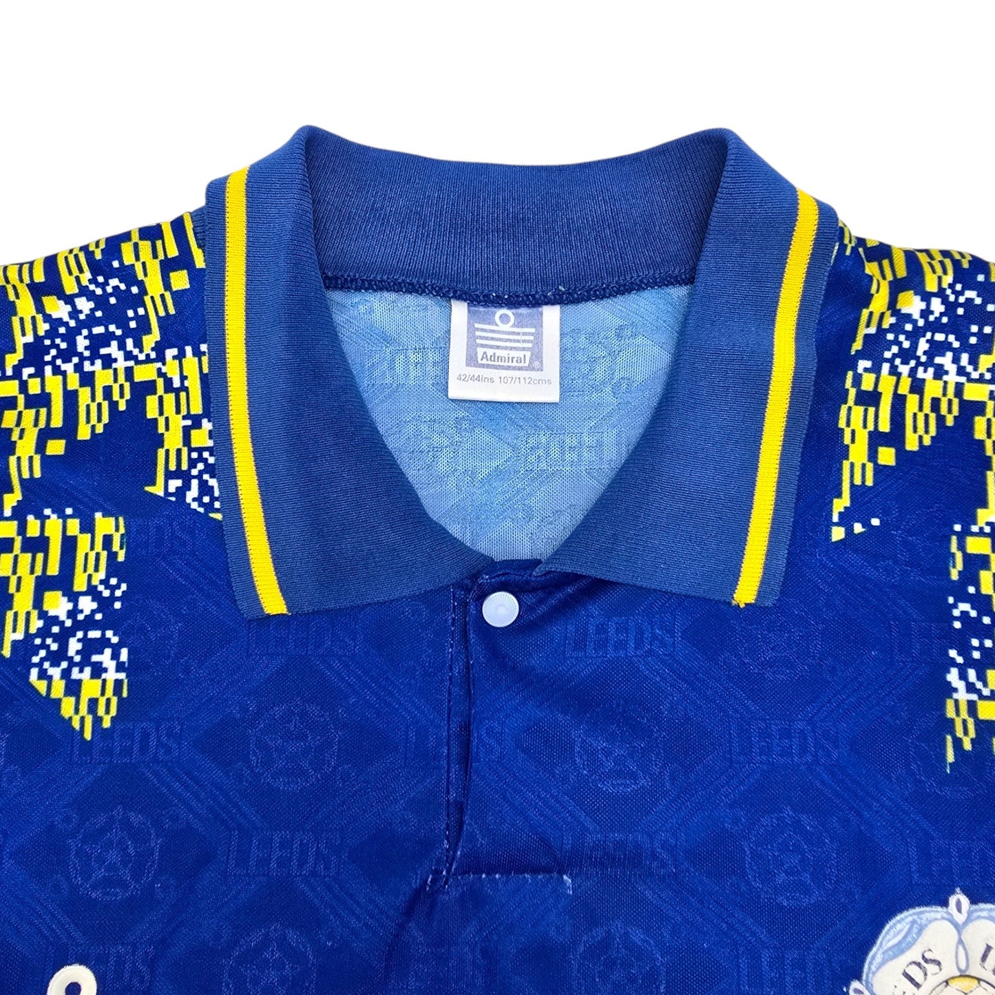 1992/93 Leeds United Away Football Shirt (L) Admiral