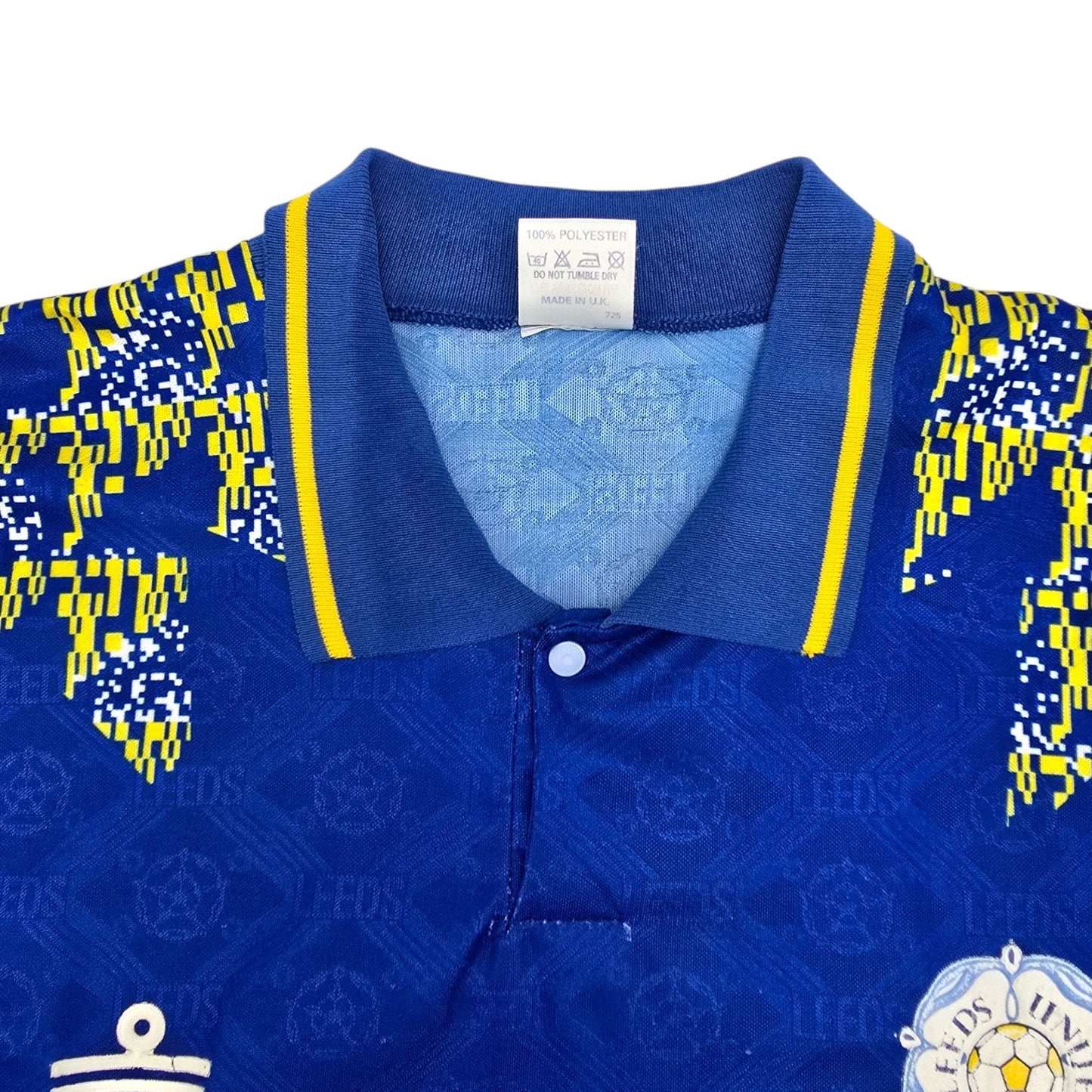 1992/93 Leeds United Away Football Shirt (L) Admiral