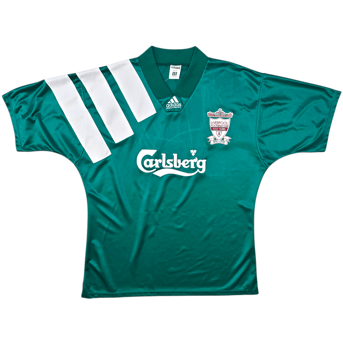 1992/93 Liverpool Away Football Shirt (L) Adidas