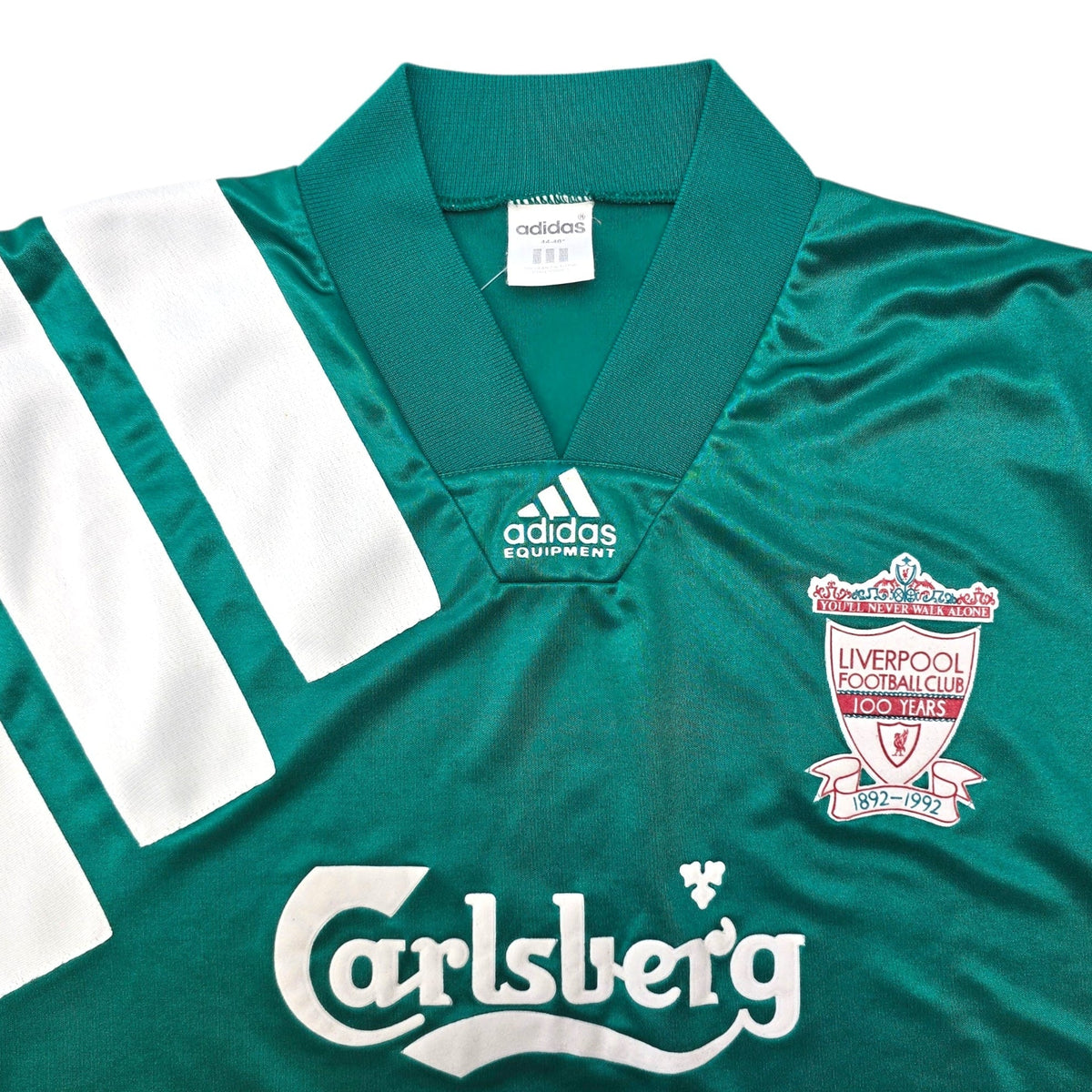 1992/93 Liverpool Away Football Shirt (XL) Adidas