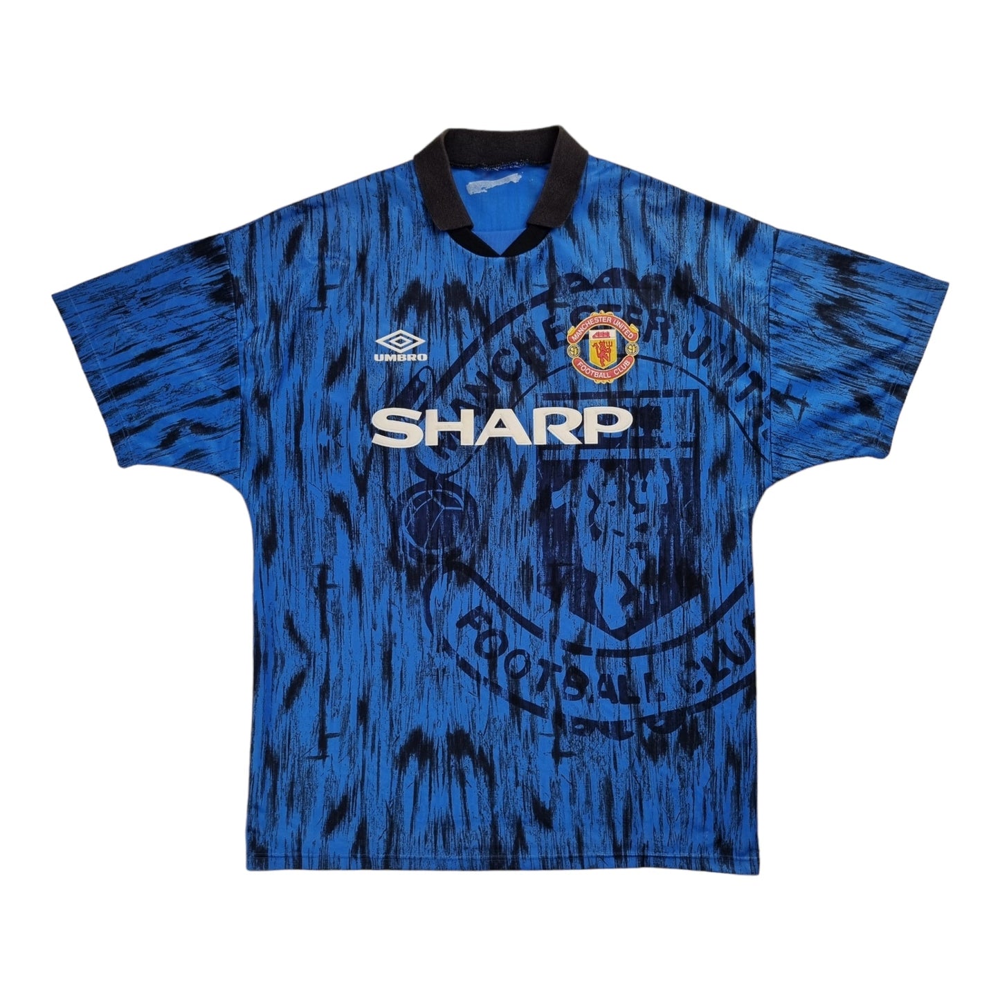 1992/93 Manchester United Away Football Shirt (L) Umbro