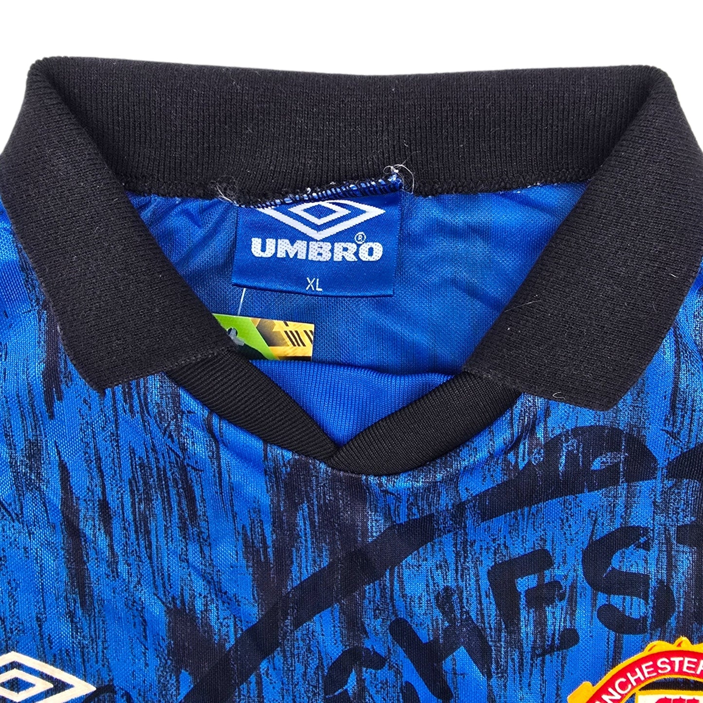 1992/93 Manchester United Away Football Shirt (XL) Umbro