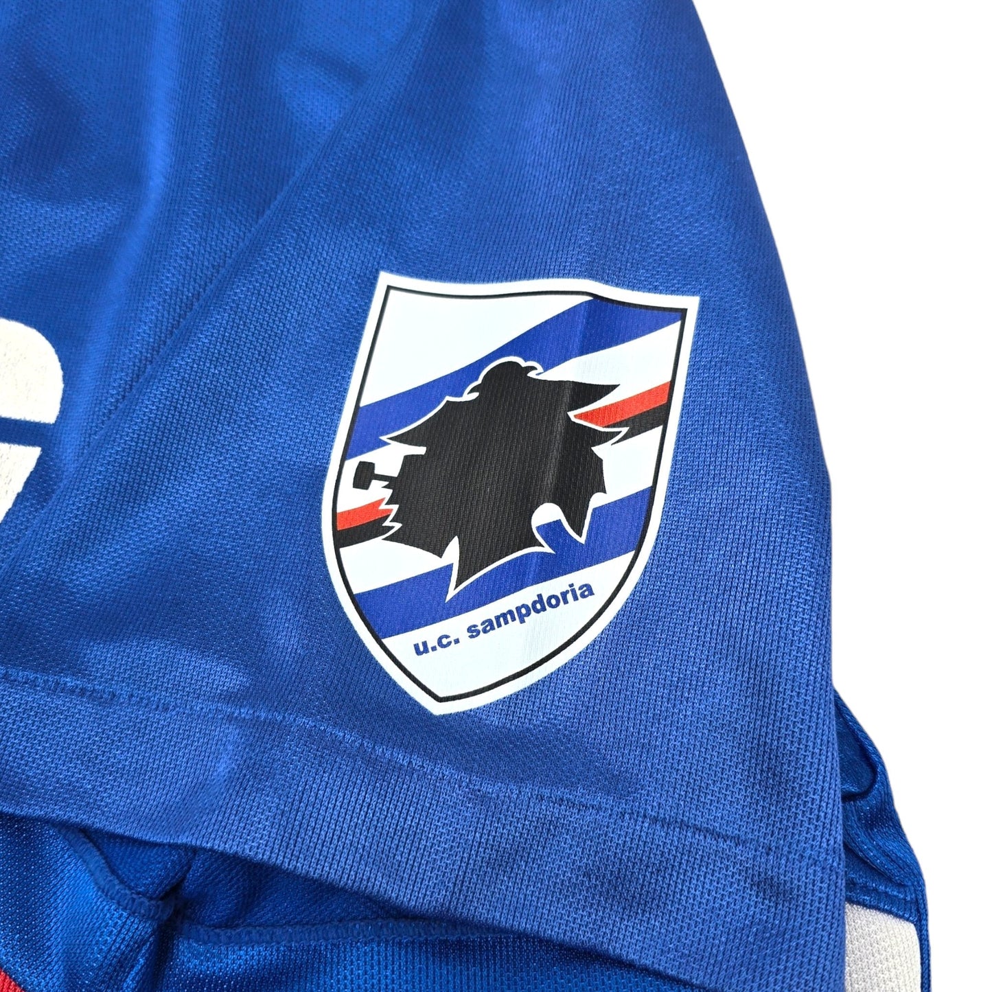 1992/93 Sampdoria Home Football Shirt (L) Asics #10 (Mancini)