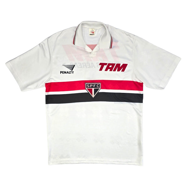 1992/93 Sao Paulo Home Football Shirt (L) Adidas
