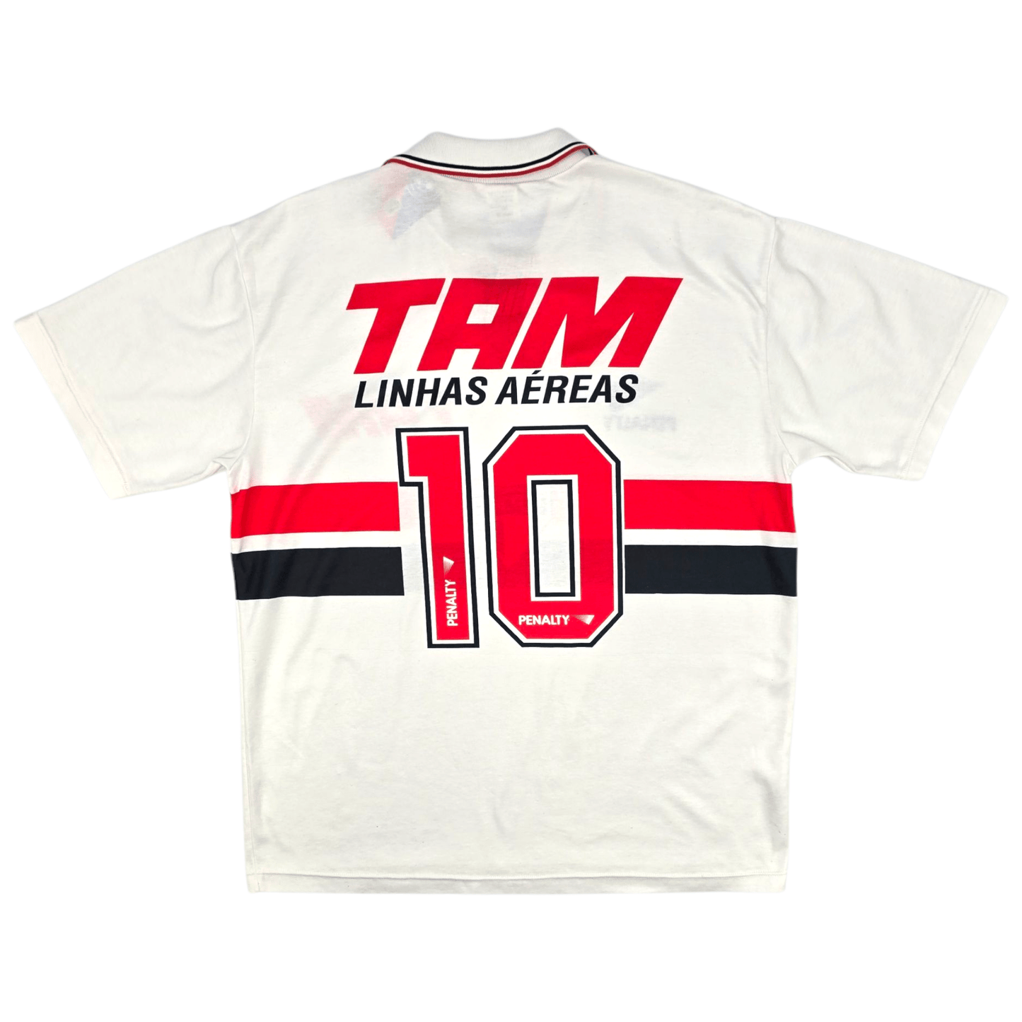 1992/93 Sao Paulo Home Football Shirt (XL) Penalty #10 (Rai)