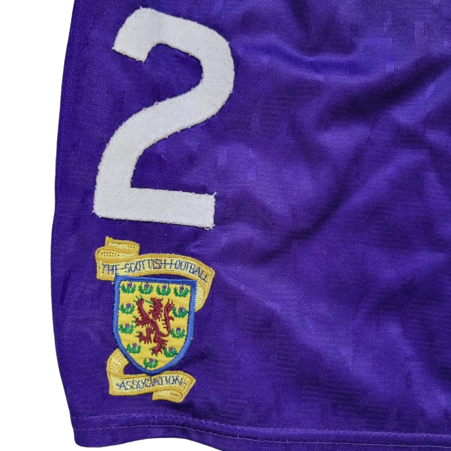 1992/93 Scotland Away Football Shorts (L) Umbro #2 Gough
