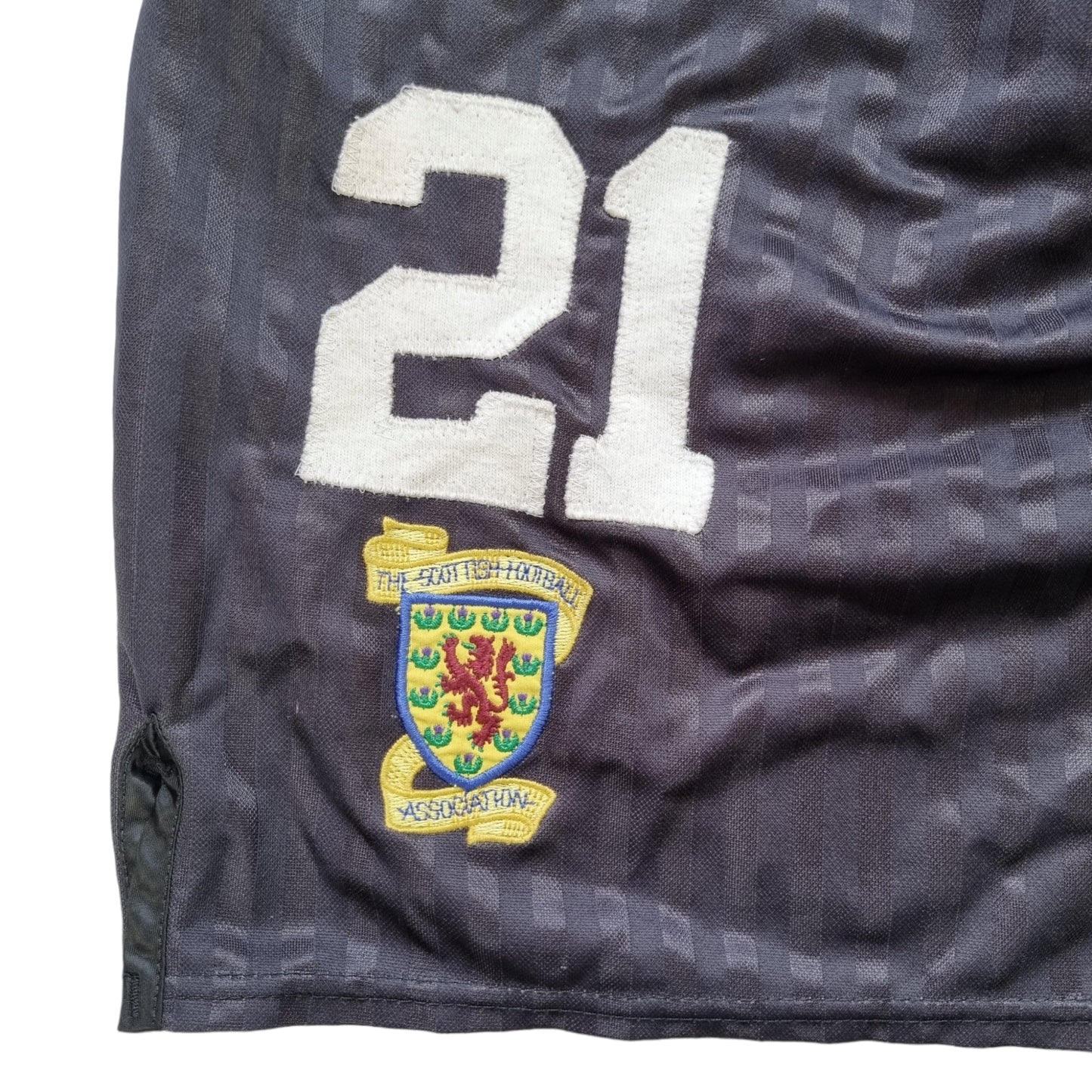 1992/93 Scotland Goal Keeper Player Issue Football Shorts (L) Umbro #21