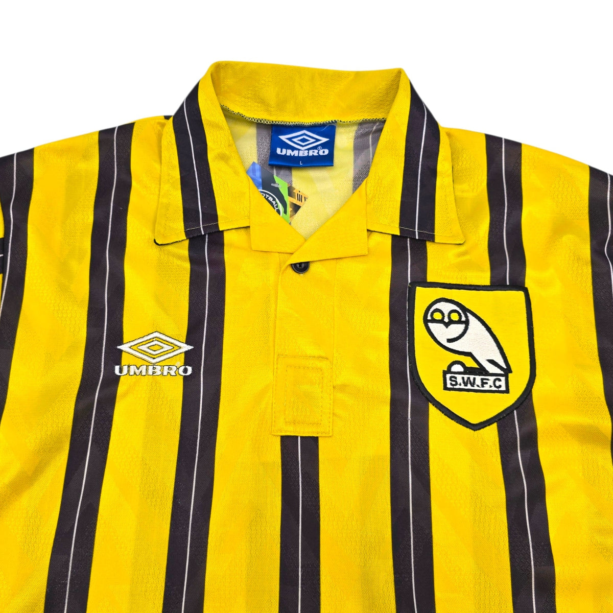 1992/93 Sheffield Wednesday Away Football Shirt (L) Umbro
