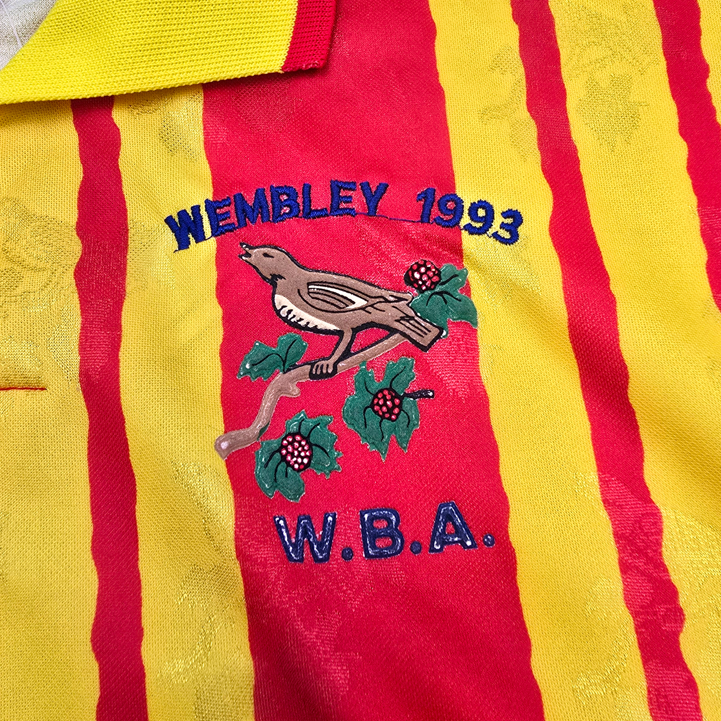 1992/93 West Bromwich Albion Away Football Shirt (L) Albion Collection