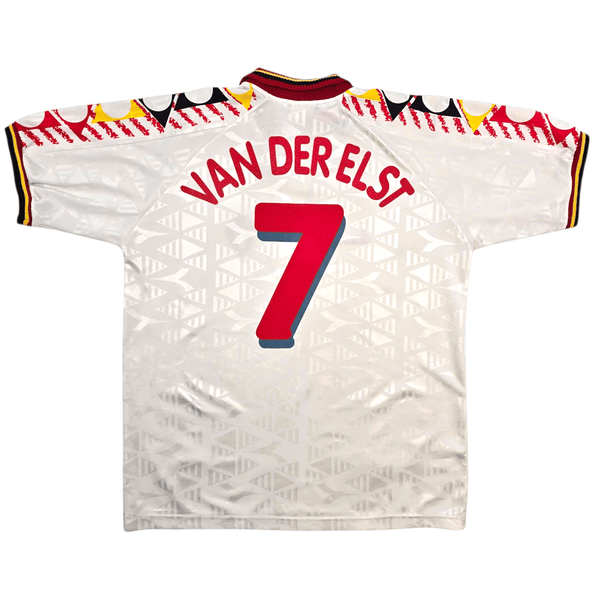 1992/94 Belgium Away Football Shirt (L) Diadora #7 Van Der Elst