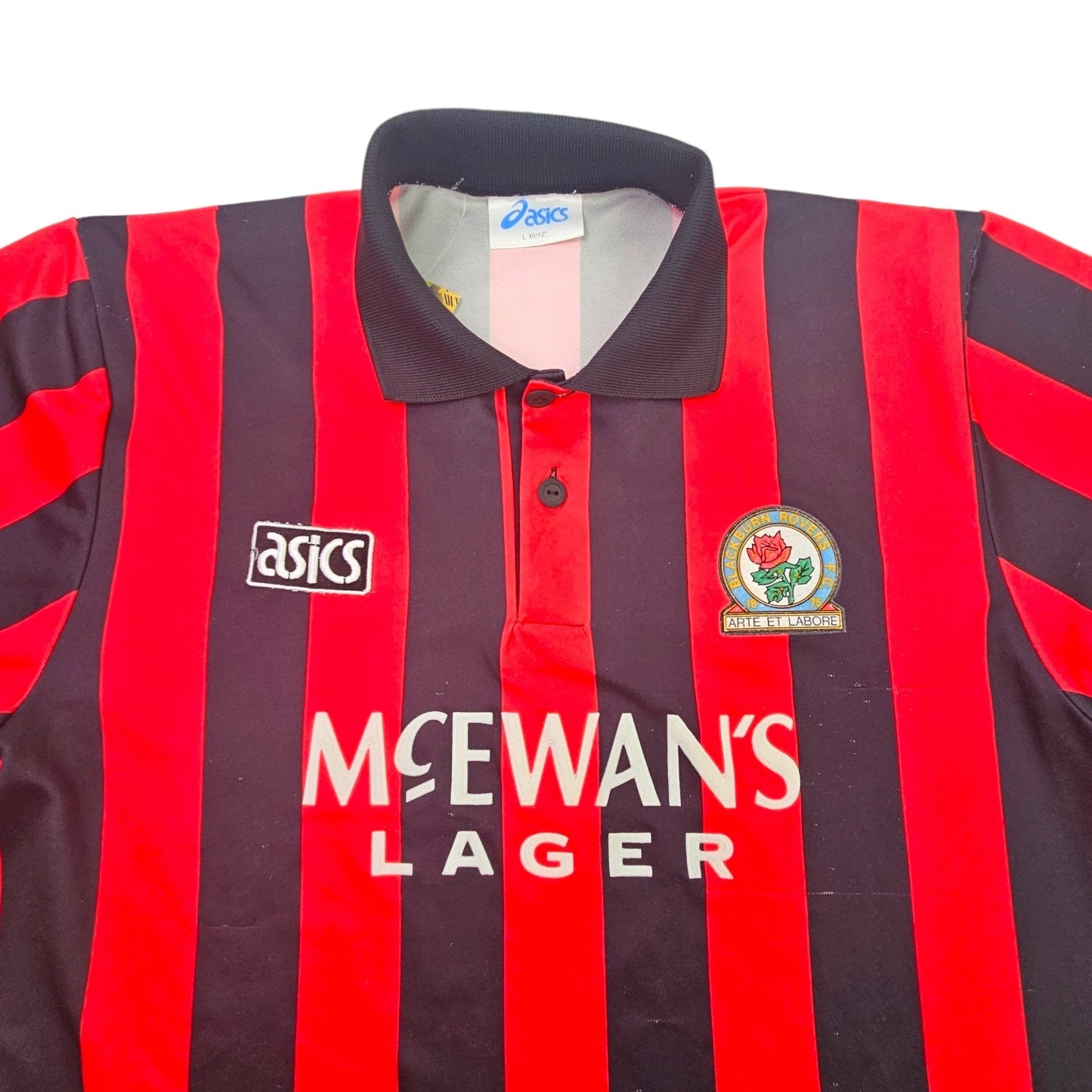 1992/94 Blackburn Rovers Away Football Shirt (L) Asics