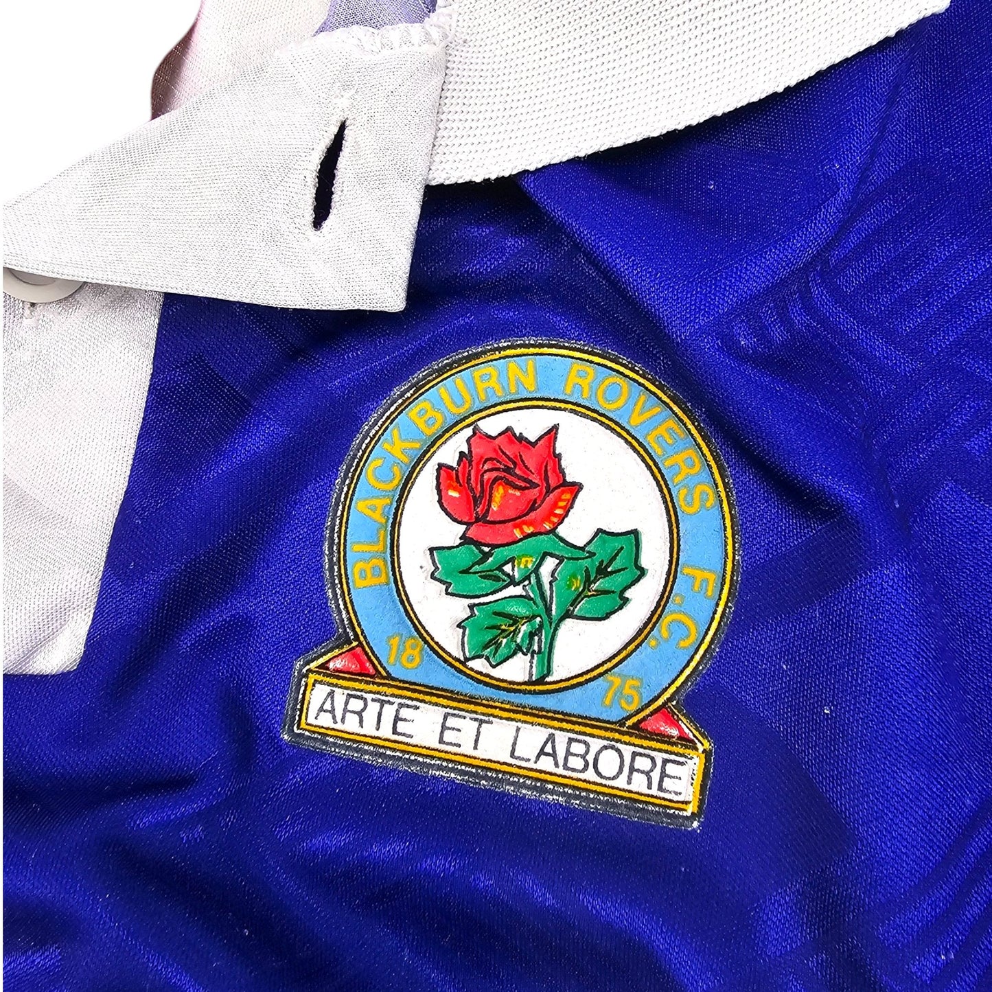 1992/94 Blackburn Rovers Home Football Shirt (M) Asics