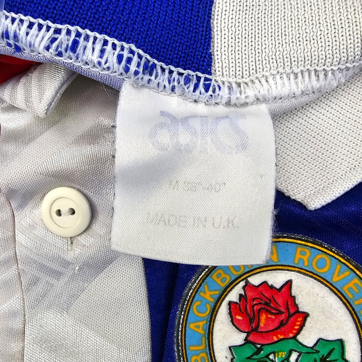 1992/94 Blackburn Rovers Home Football Shirt (M) Asics