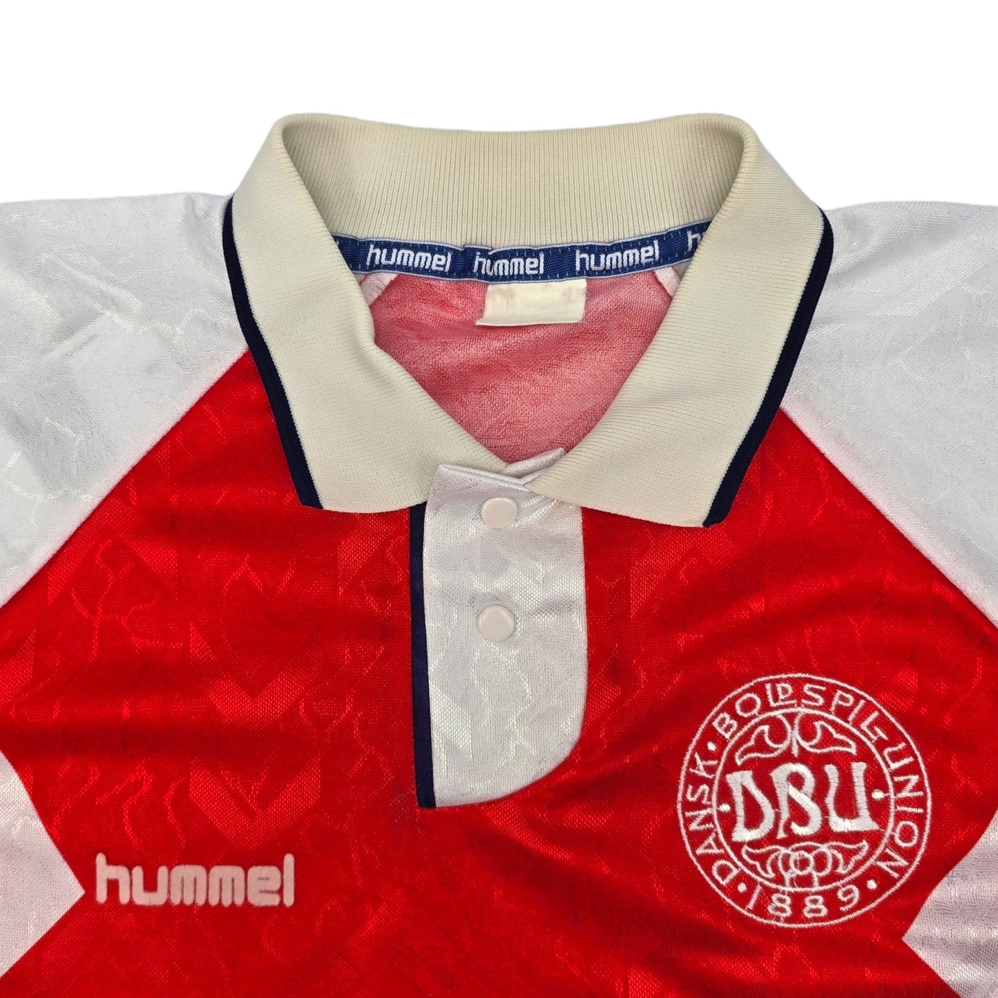 1992/94 Denmark Home Football Shirt (XL) Hummel