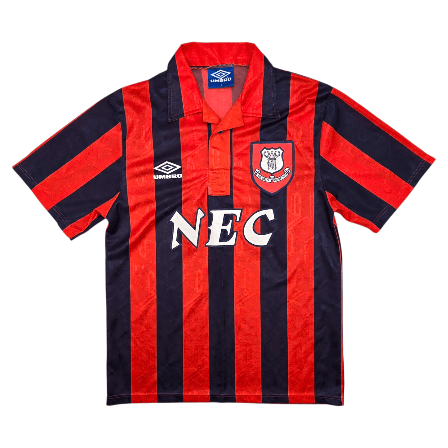 1992/94 Everton Away Football Shirt (S) Umbro
