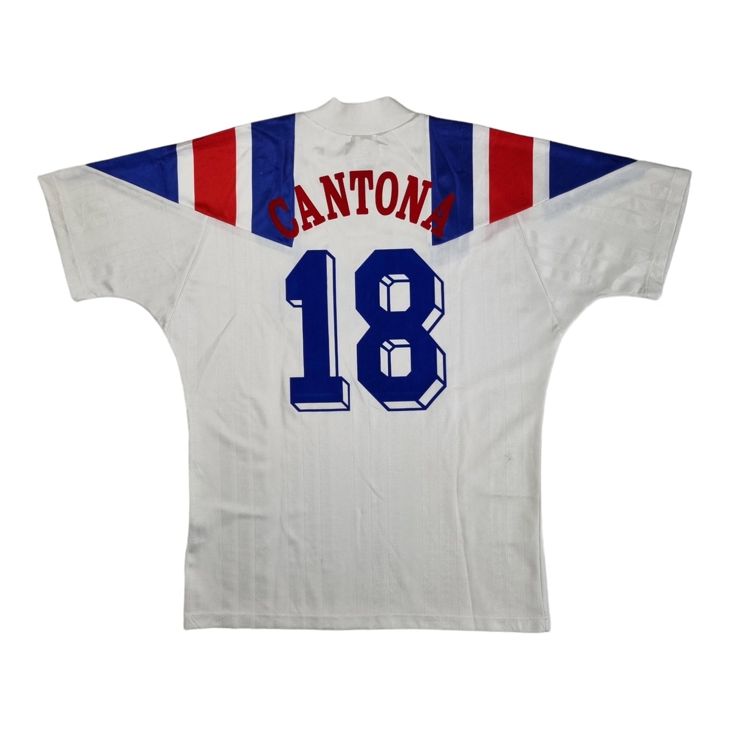 1992/94 France Away Football Shirt (M) Adidas #18 Cantona
