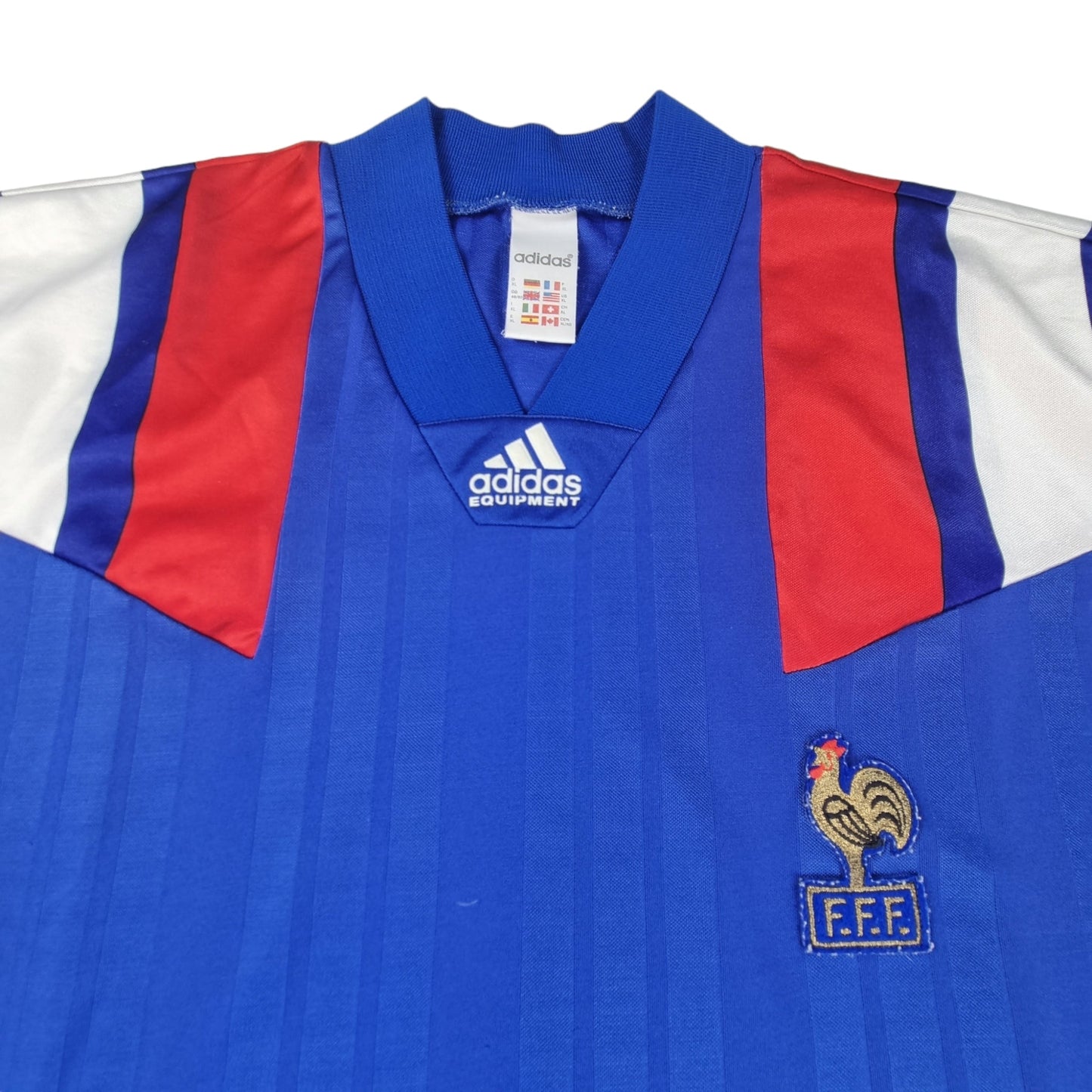 1992/94 France Home Football Shirt (XL) Adidas
