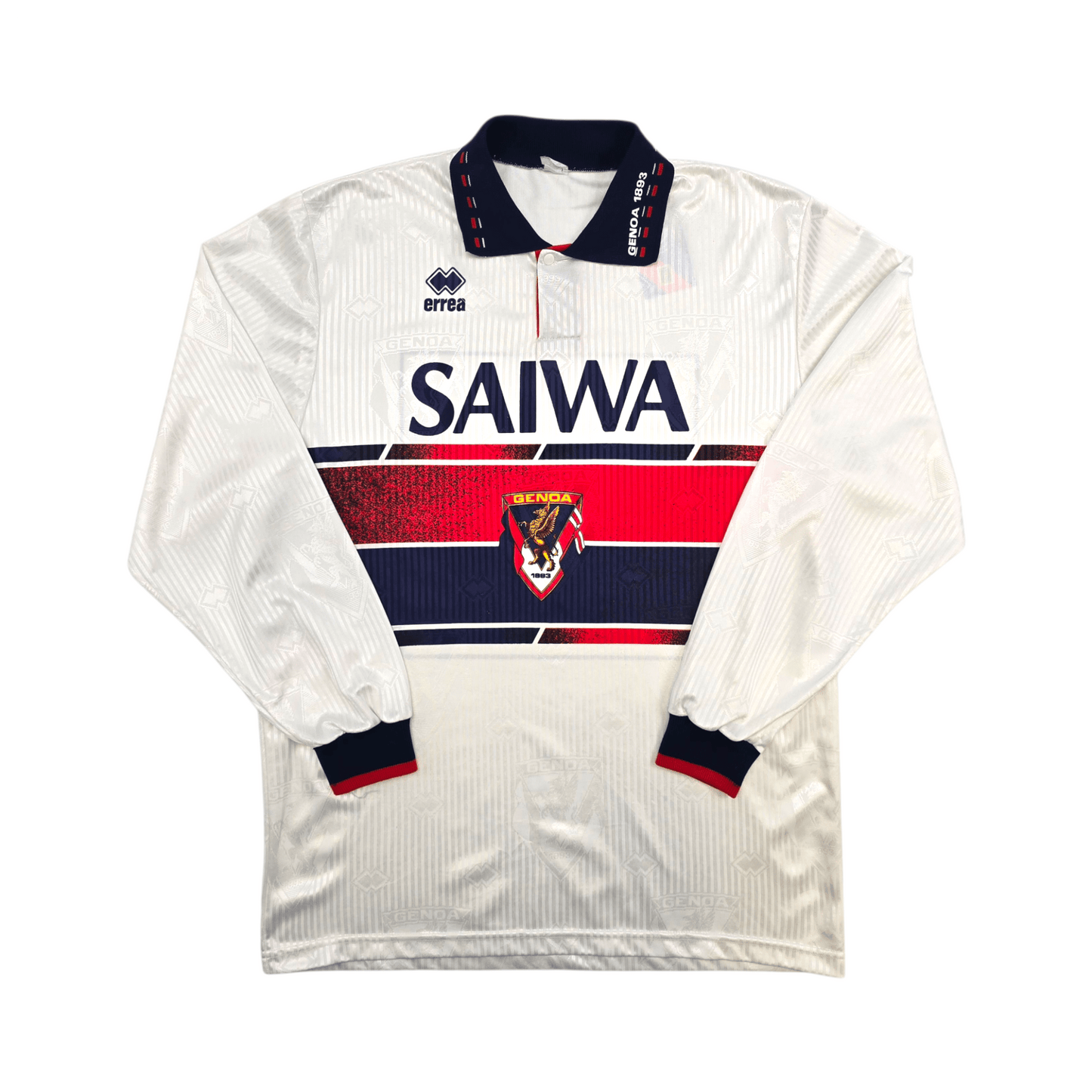 1992/94 Genoa Away Football Shirt (L) Errea