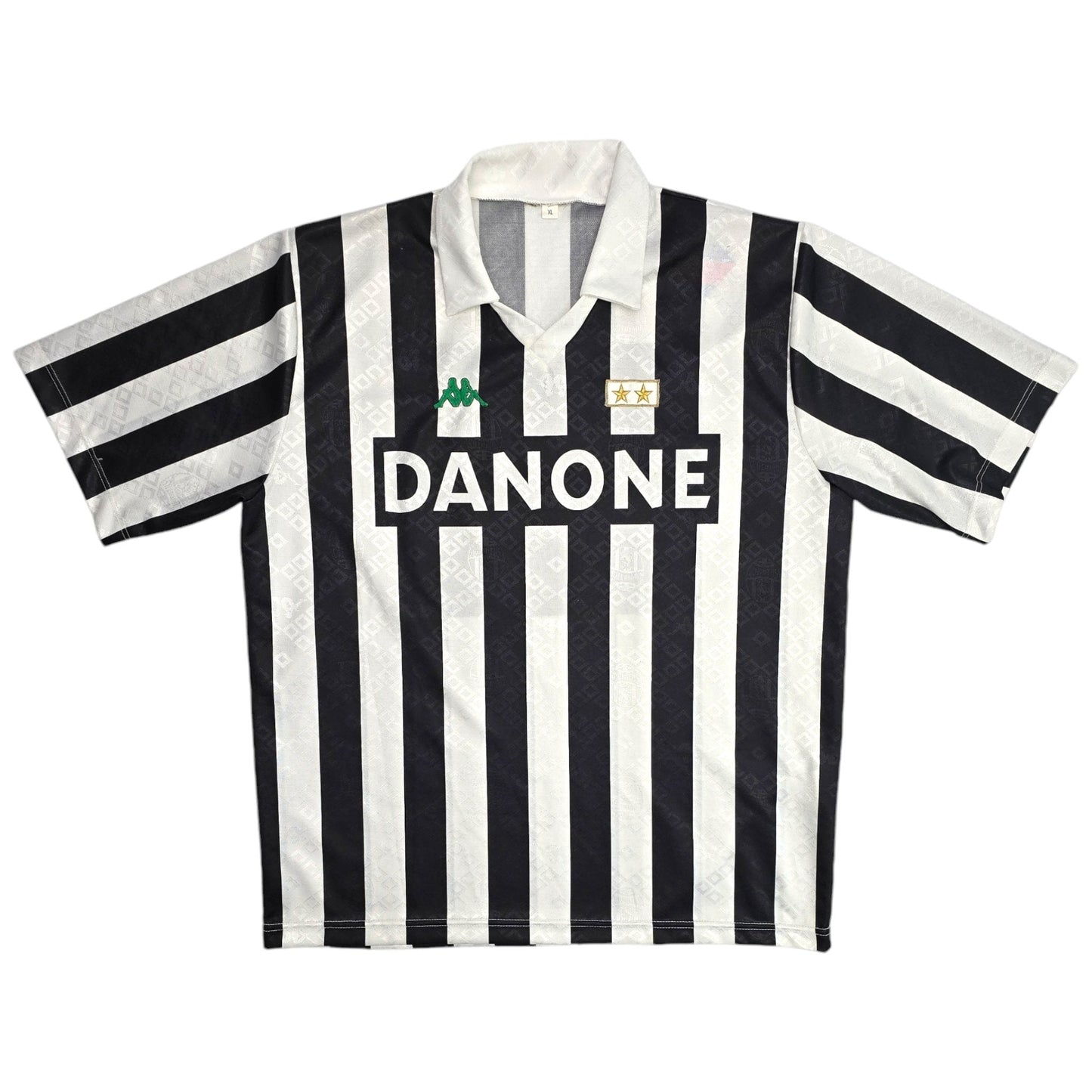 1992/94 Juventus Home Football Shirt (XL) Kappa #14 (Casiraghi) Matchworn