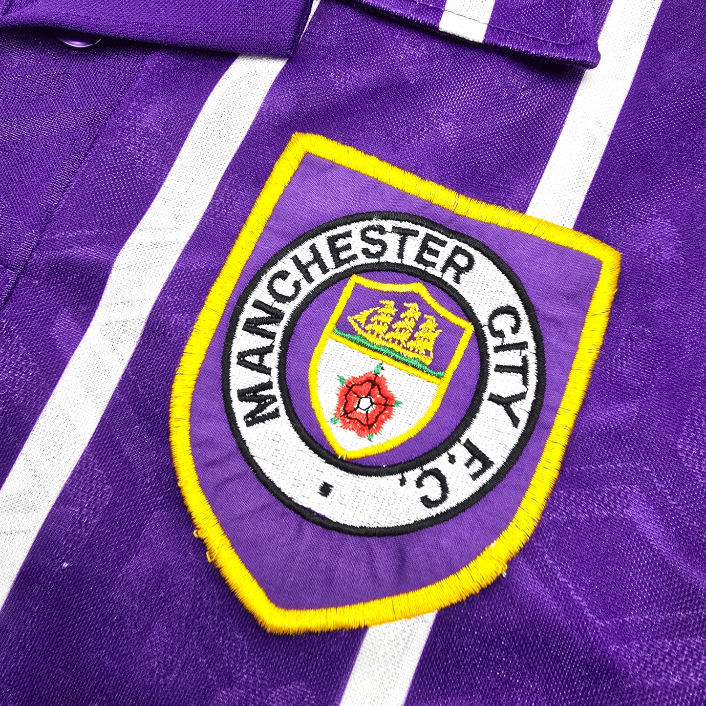 1992/94 Manchester City Away Football Shirt (L) Umbro