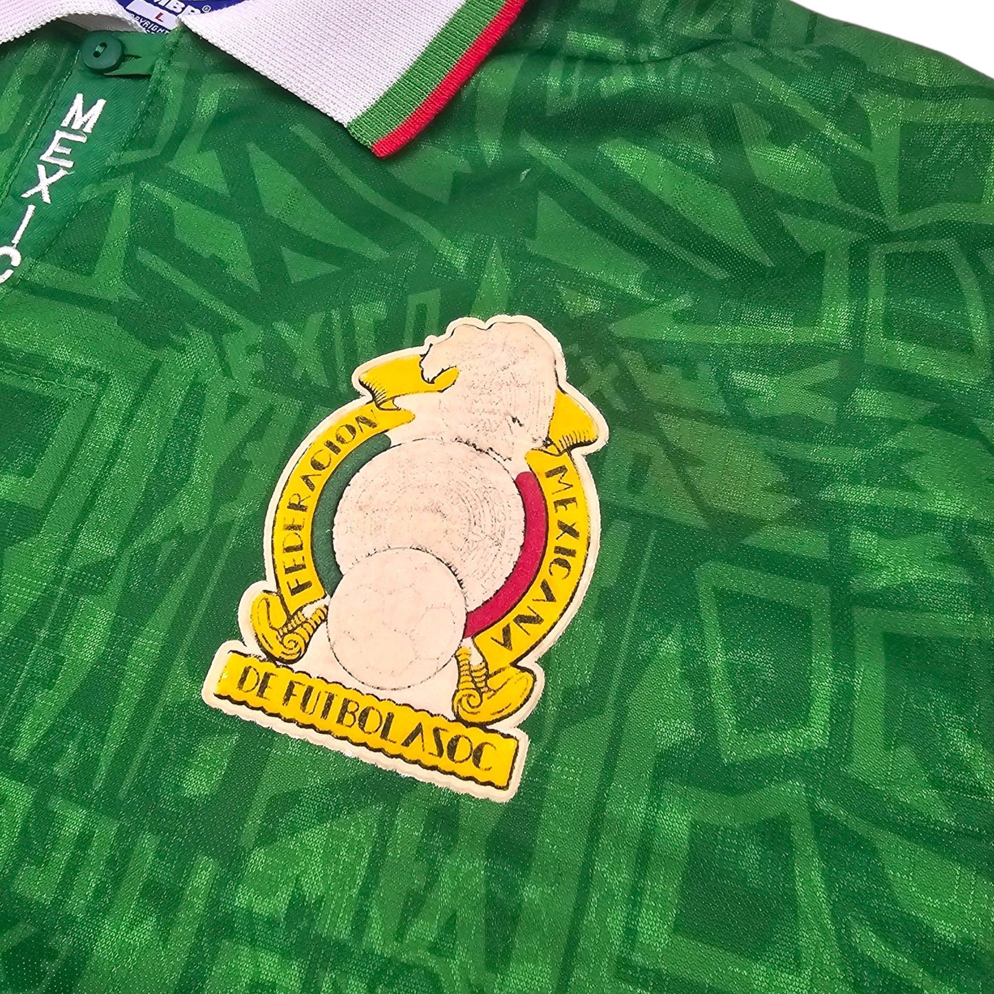 1992/94 Mexico Home Football Shirt (L) Umbro
