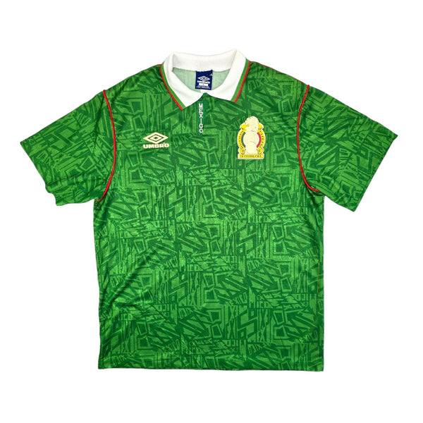 1992/94 Mexico Home Football Shirt (L) Umbro