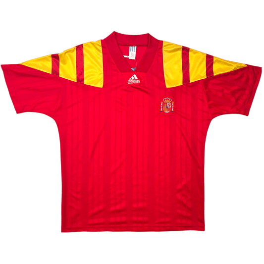 1992/94 Spain Home Football Shirt (L) Adidas