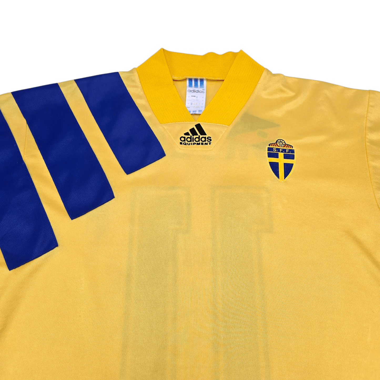 1992/94 Sweden Home Football Shirt (M) Adidas #11 Brolin