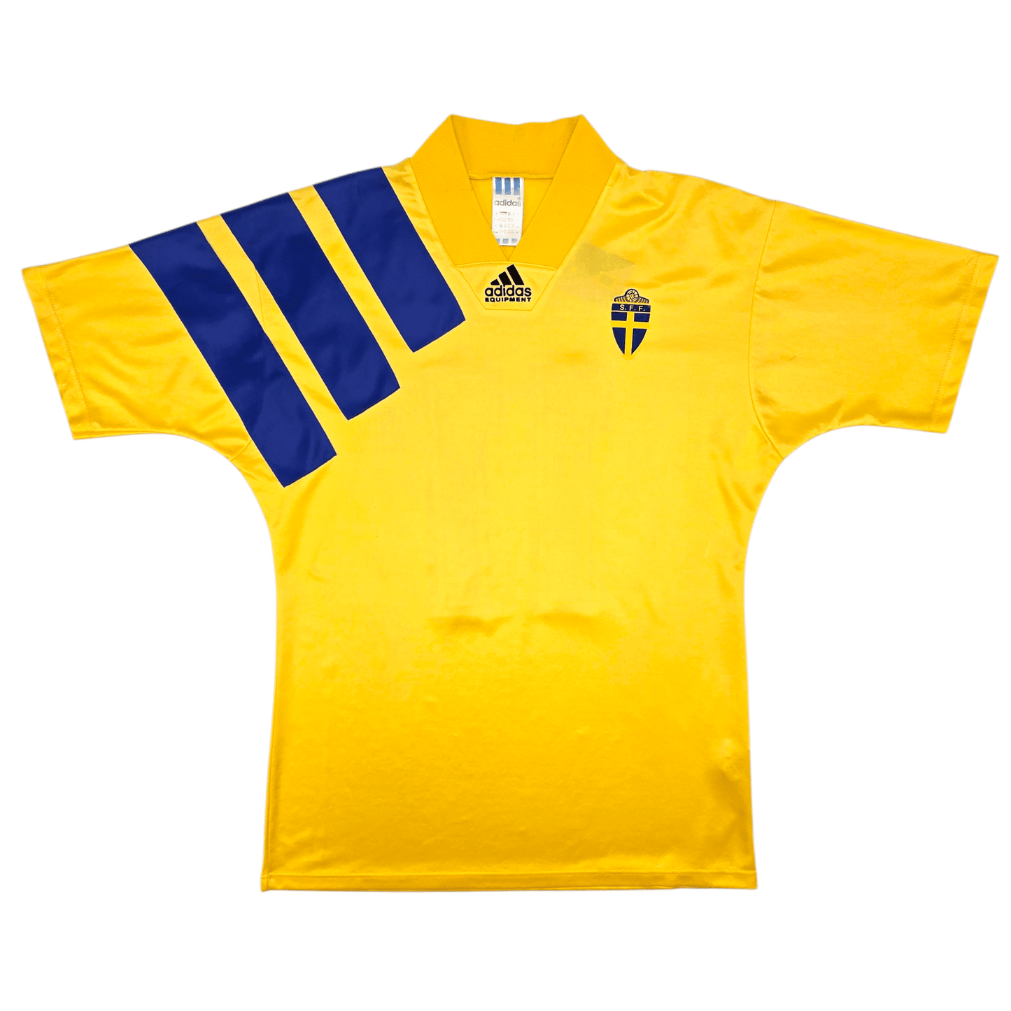 1992/94 Sweden Home Football Shirt (M) Adidas #11 Brolin