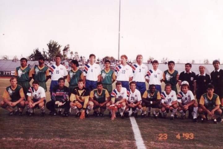 1993 USA Home Football Shirt (L) Adidas #20 (Match Worn / Signed)