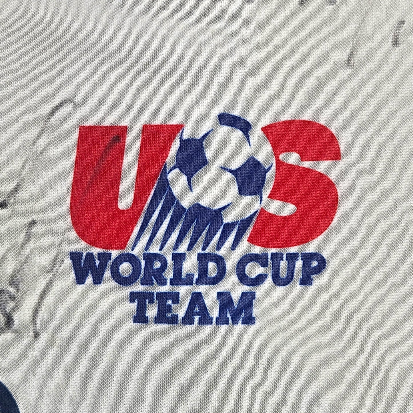 1993 USA Home Football Shirt (L) Adidas #20 (Match Worn / Signed)