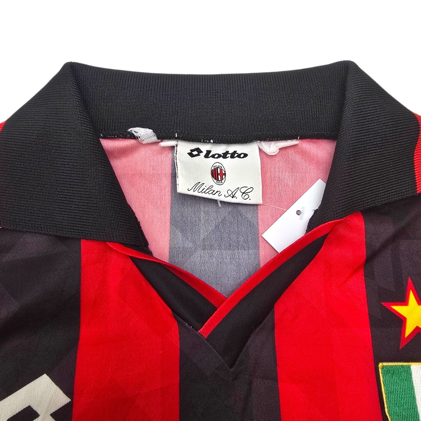1993/94 AC Milan Home Football Shirt (L) Lotto #11