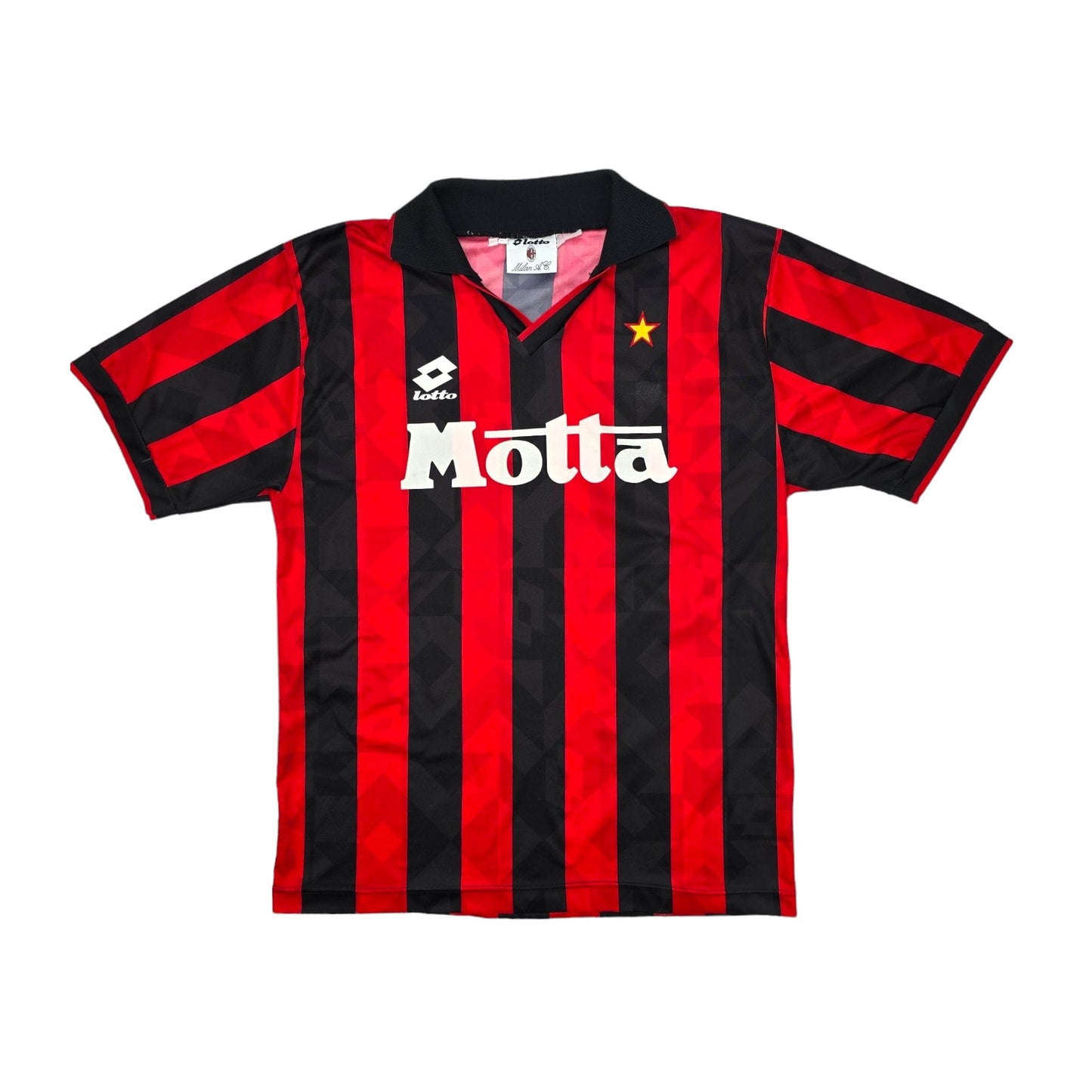 1993/94 AC Milan Home Football Shirt (L) Lotto # 4 (Albertini)