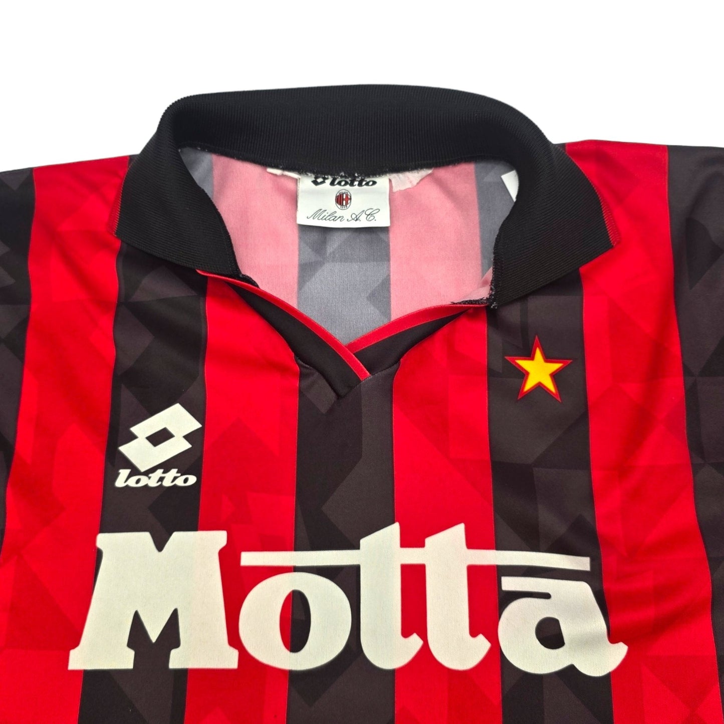 1993/94 AC Milan Home Football Shirt (M) Lotto