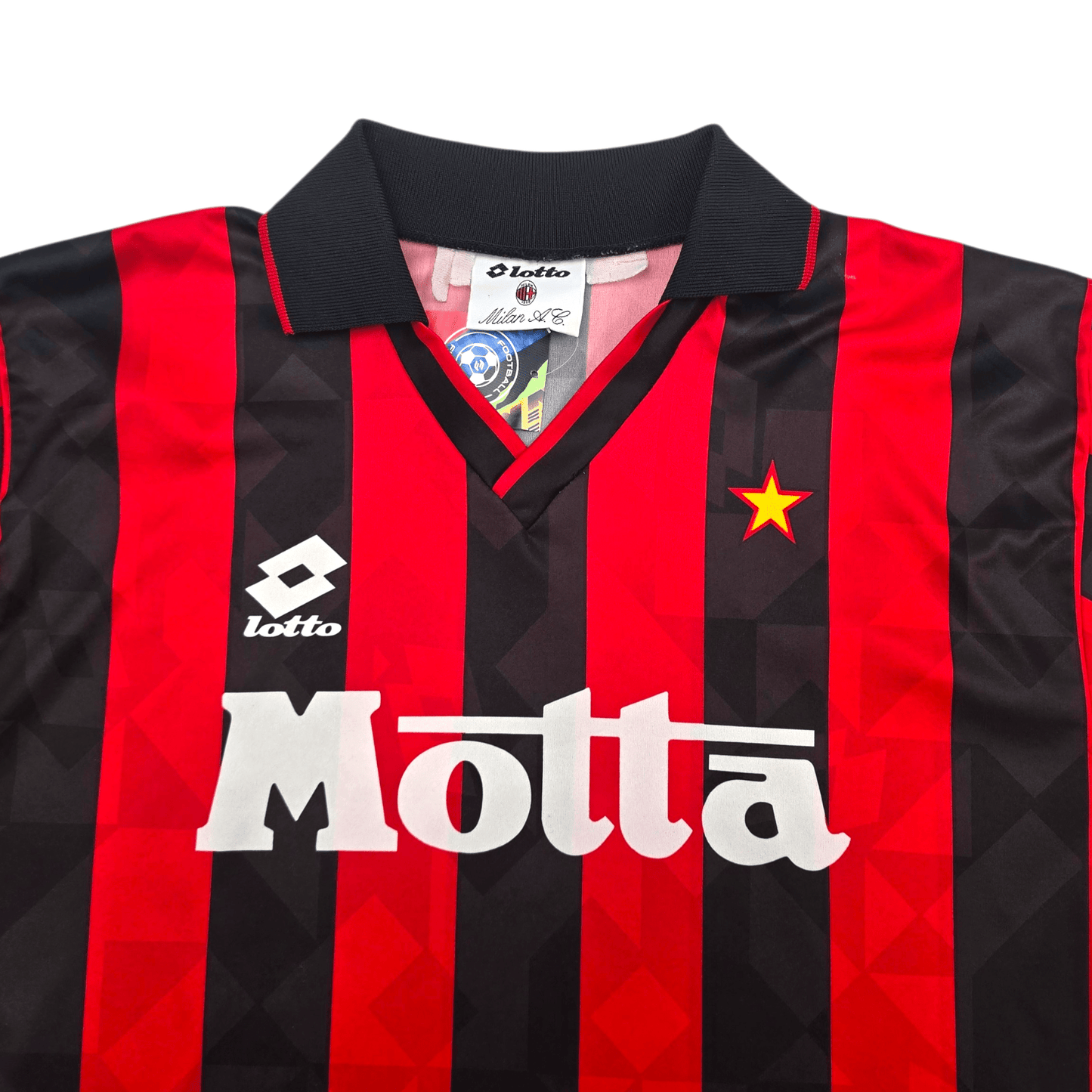 1993/94 AC Milan Home Football Shirt (M) Lotto