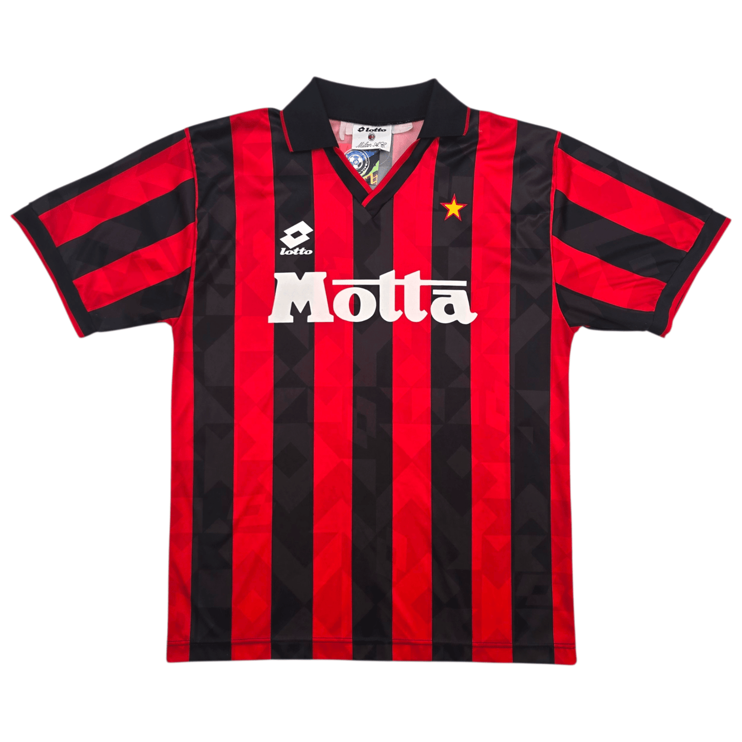 1993/94 AC Milan Home Football Shirt (M) Lotto
