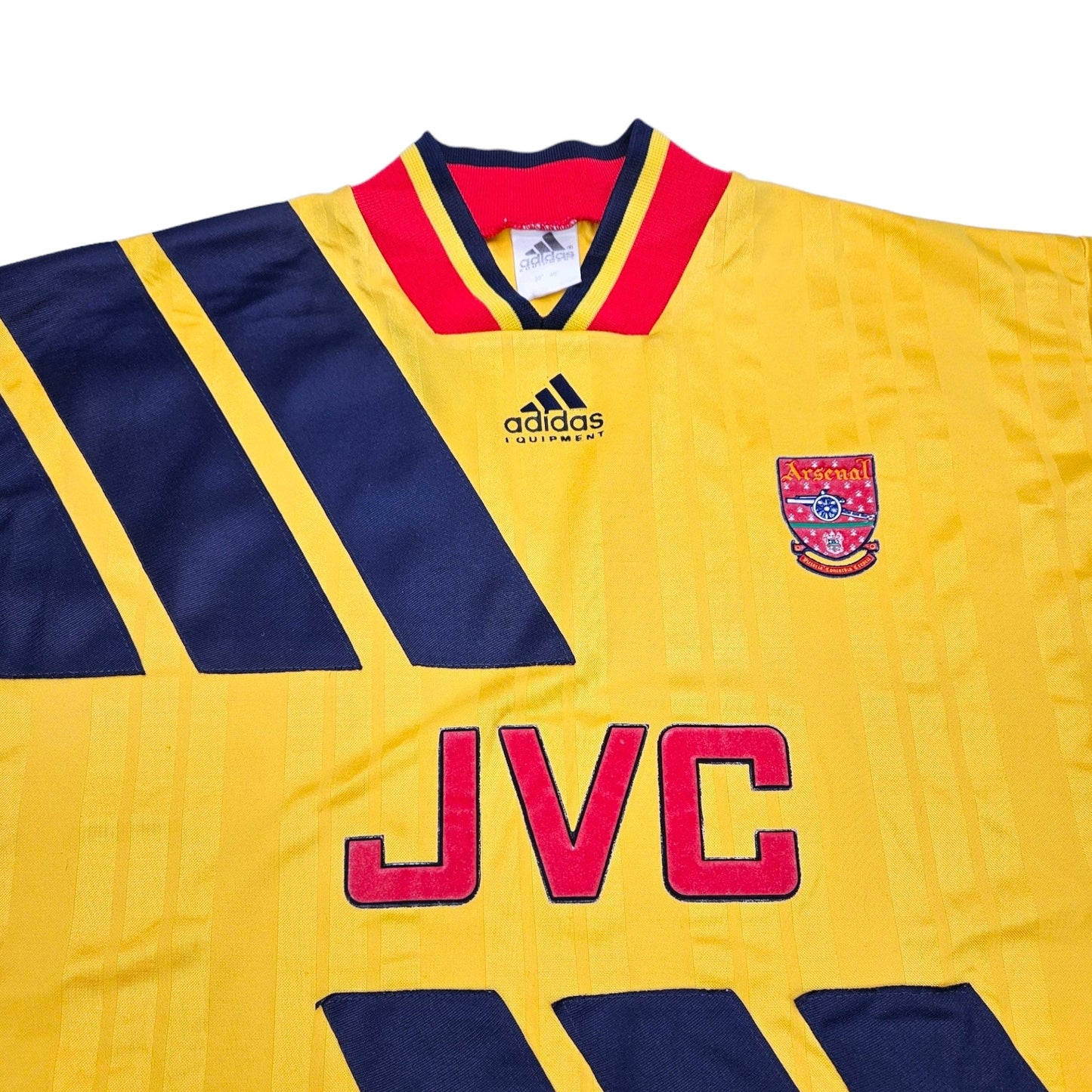 1993/94 Arsenal Away Football Shirt (M) Adidas