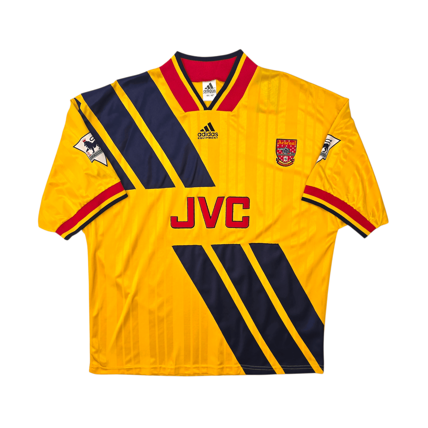 1993/94 Arsenal Away Football Shirt (XL) Adidas #5 Davis