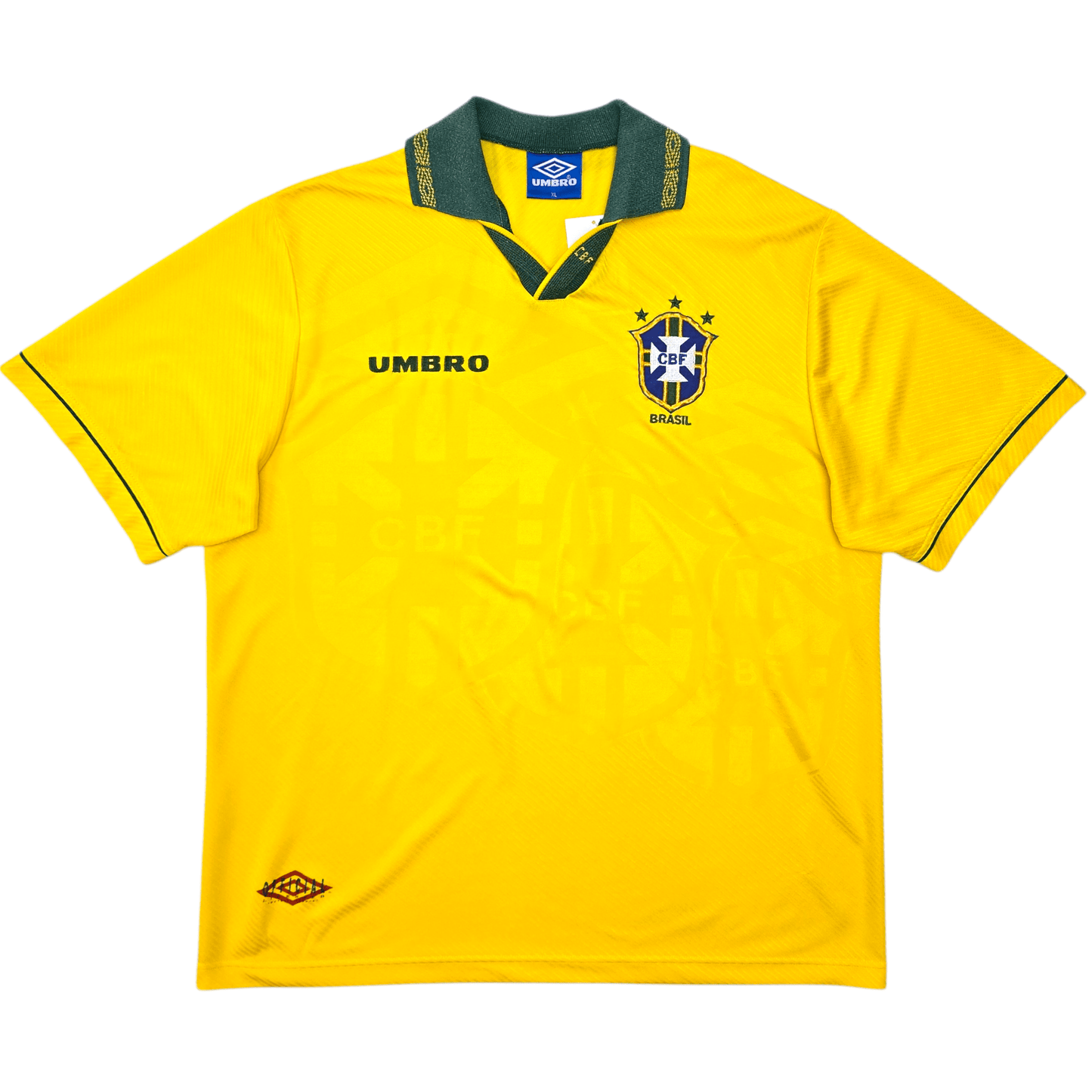 1993/94 Brazil Home Football Shirt (XL) Umbro