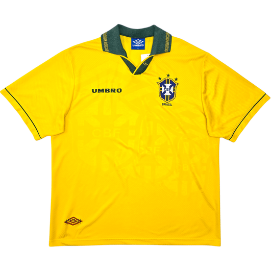 1993/94 Brazil Home Football Shirt (XL) Umbro
