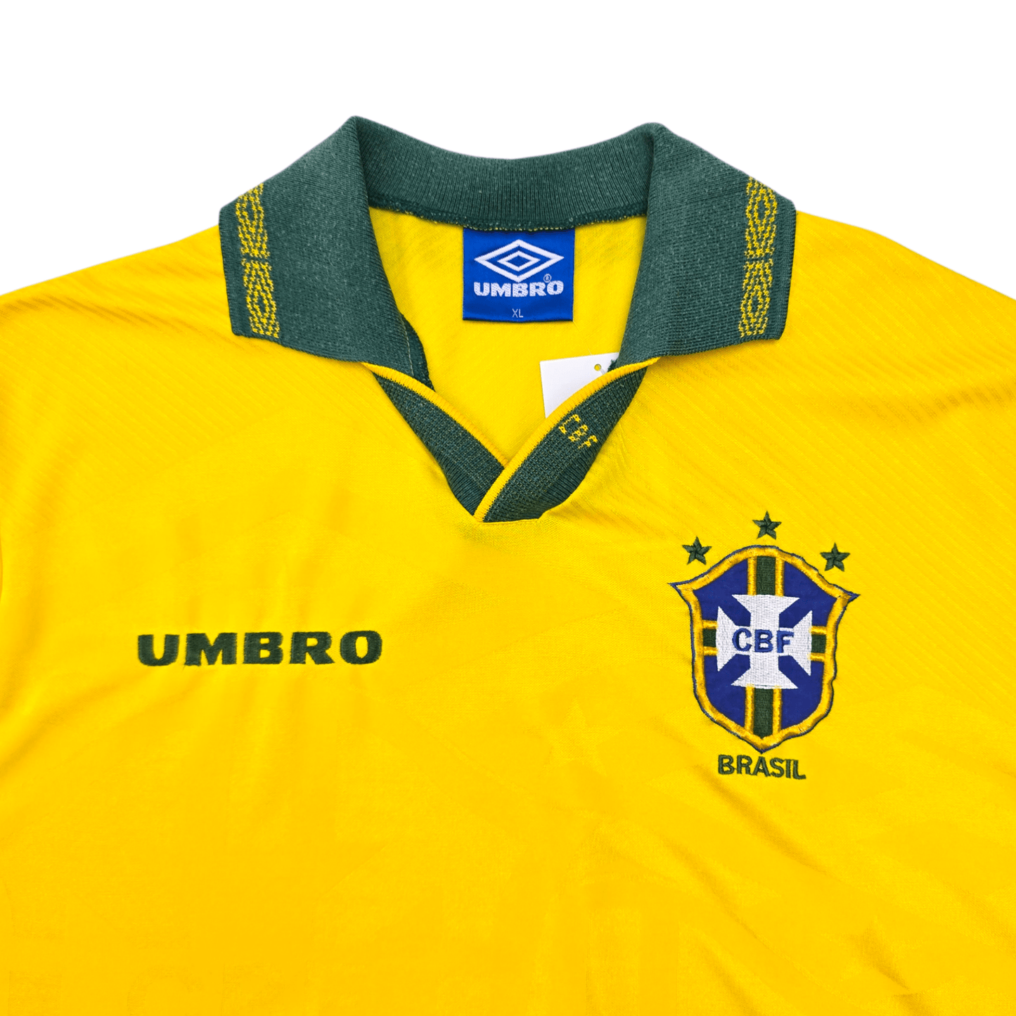 1993/94 Brazil Home Football Shirt (XL) Umbro
