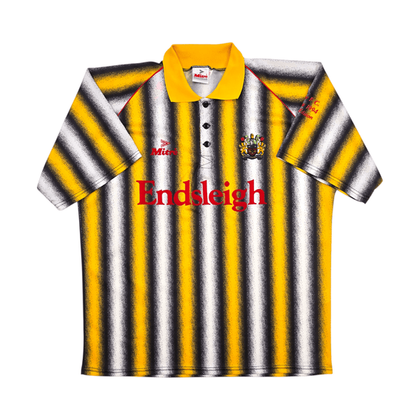 1993/94 Burnley Away Football Shirt (2XL) Mitre (Limited Edition)
