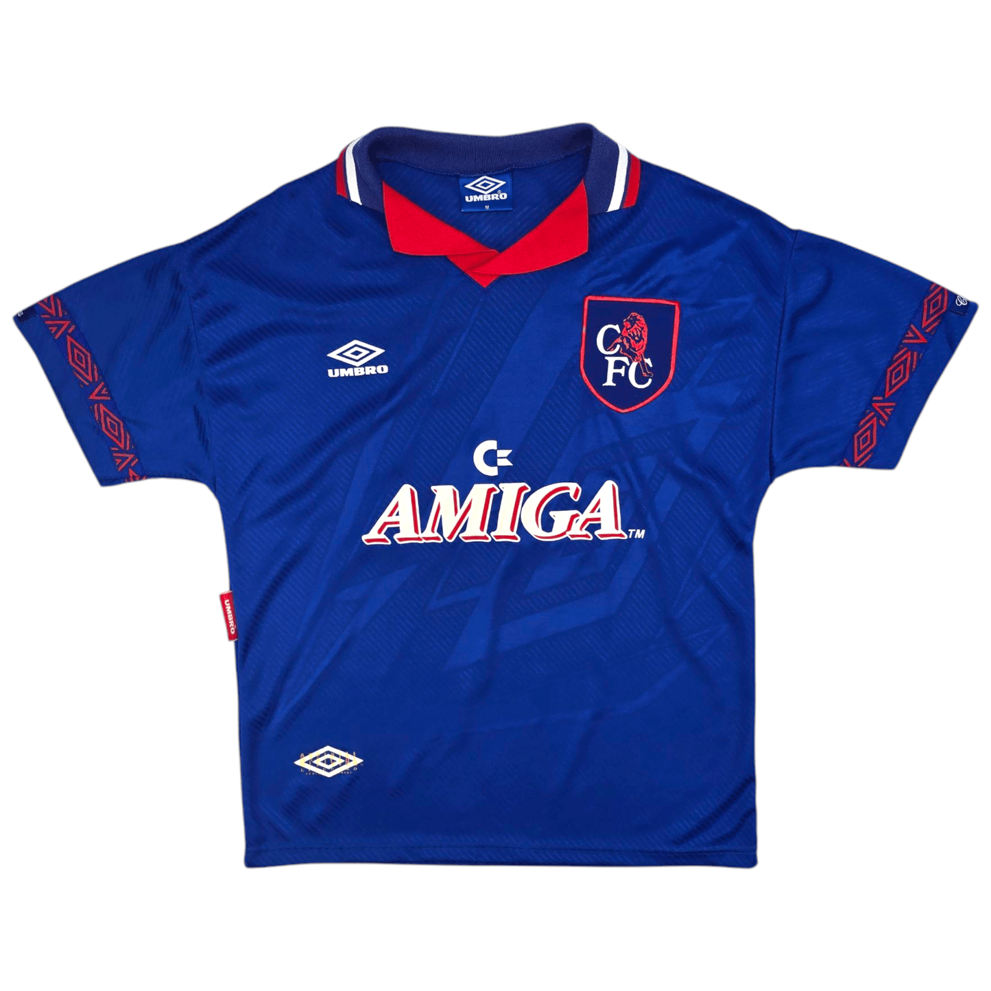 1993/94 Chelsea Home Football Shirt (M) Umbro #20 Hoddle