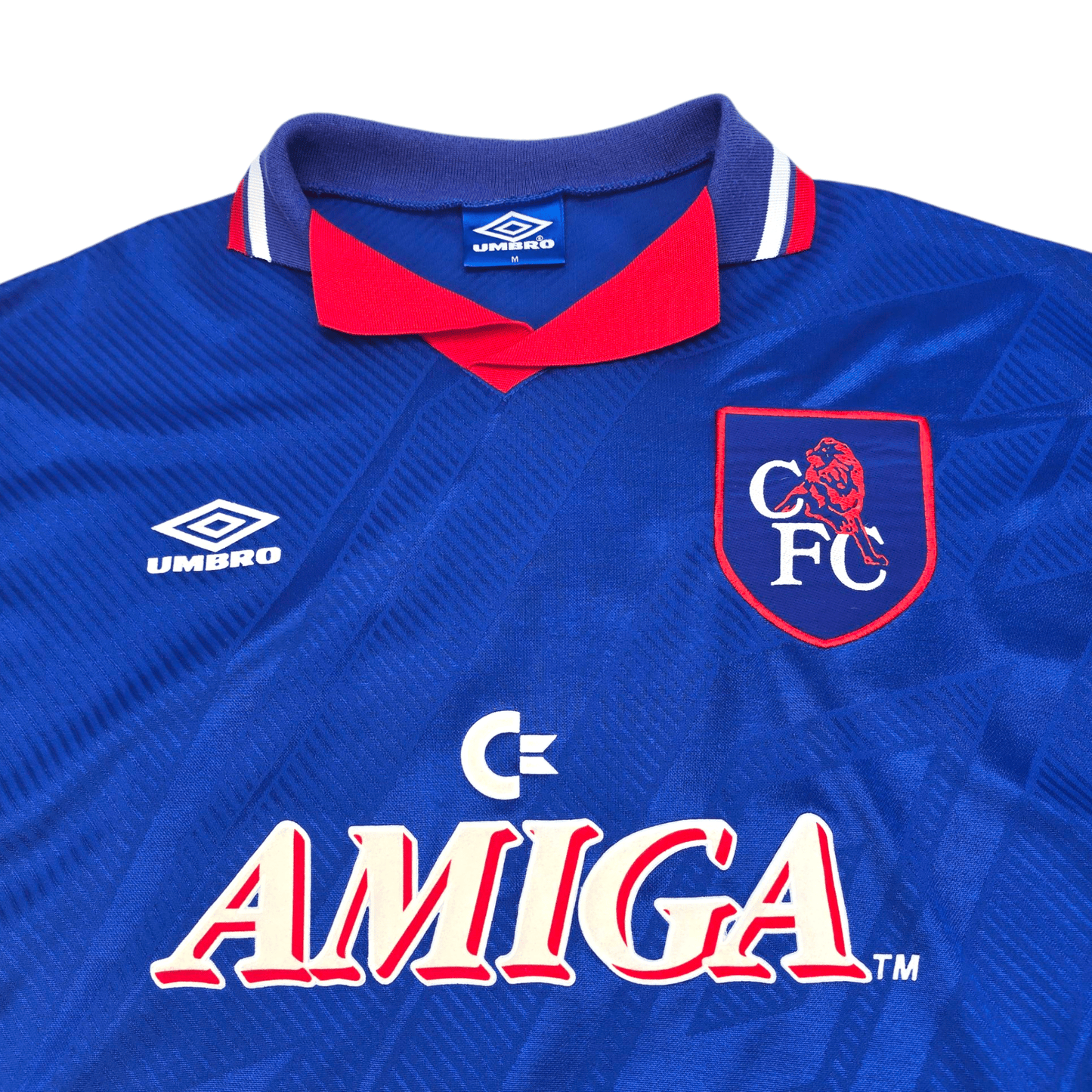 1993/94 Chelsea Home Football Shirt (M) Umbro #20 Hoddle