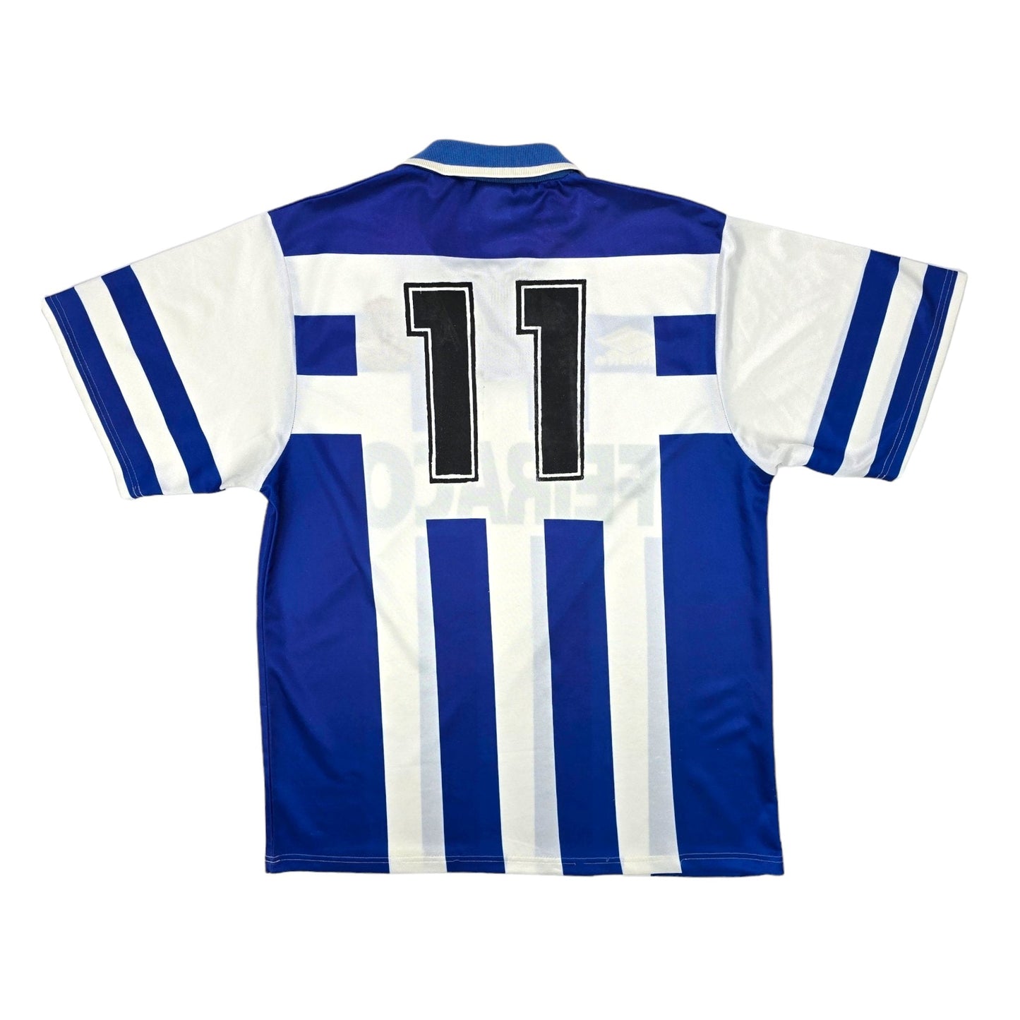 1993/94 Deportivo La Coruna Home Football Shirt (M) Umbro #11 (Bebeto)